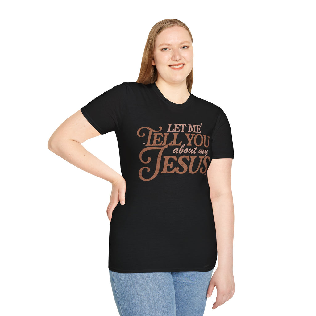 Unisex T-Shirt | Comfy Casual Tee for Every Occasion, About Jesus Graphic, Classic fit