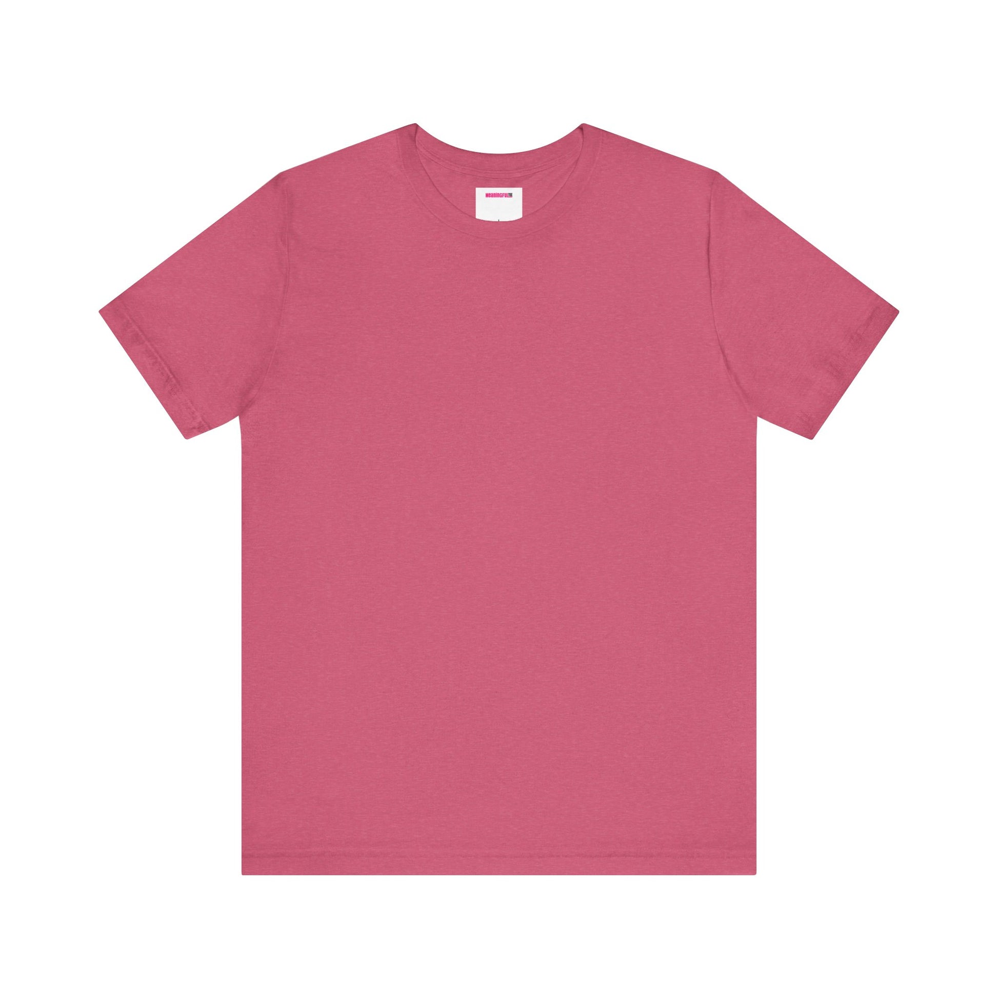 Customizable Unisex Jersey Short Sleeve Tee - Relaxed Fit Casual T-Shirt, Ideal for Everyday Wear, Perfect for Gifts, Festivals, and Celebrations