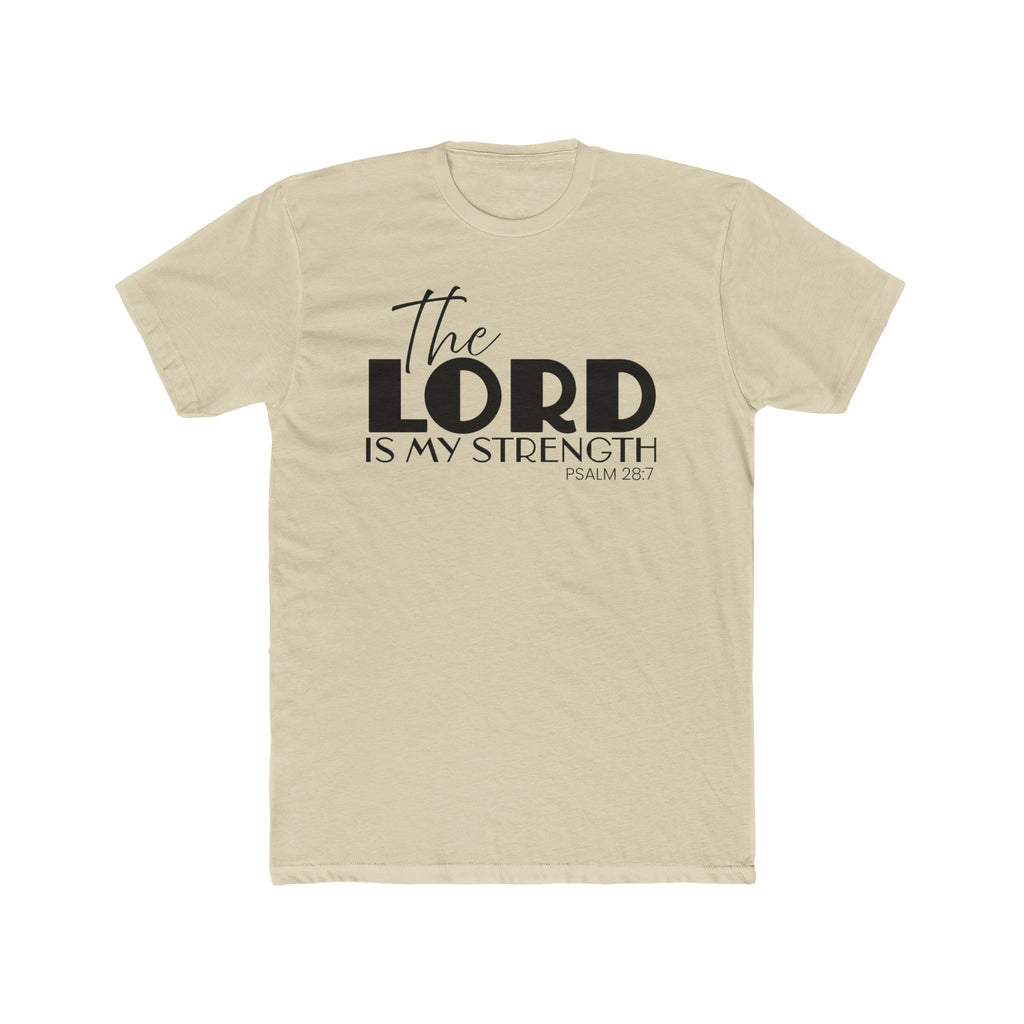 Psalm 28:7, The Lord Is My Strength Crew Neck Tee