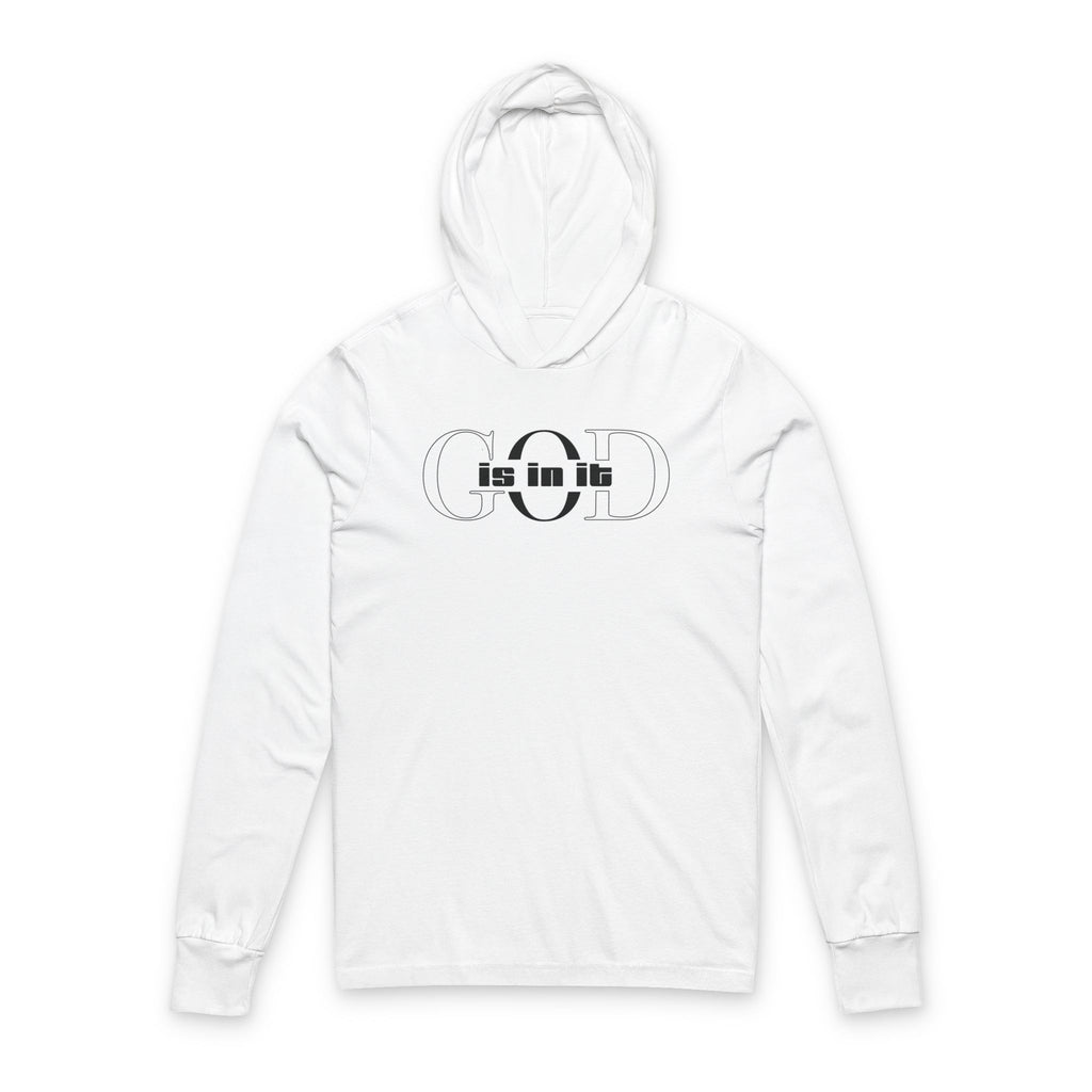 Unisex Hooded Long Sleeve Tee with 'God is in it' Design - Faithful Gift for Believers, Inspirational Wear, Casual Style, Religious [...]