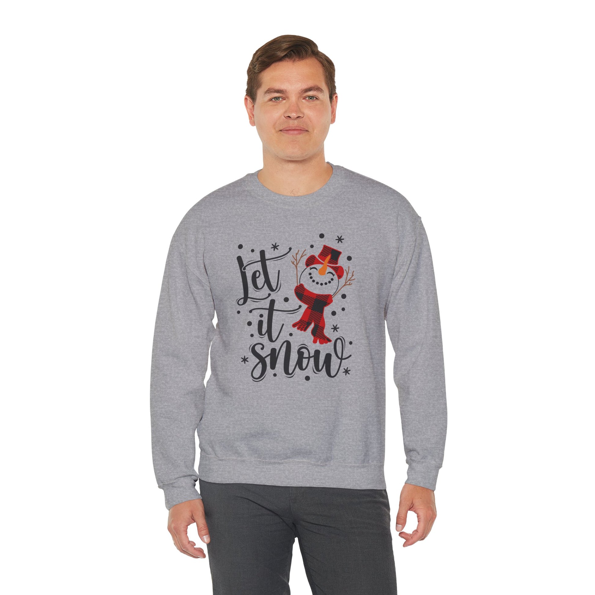 Let It Snow Sweatshirt for Cozy Winter Fun