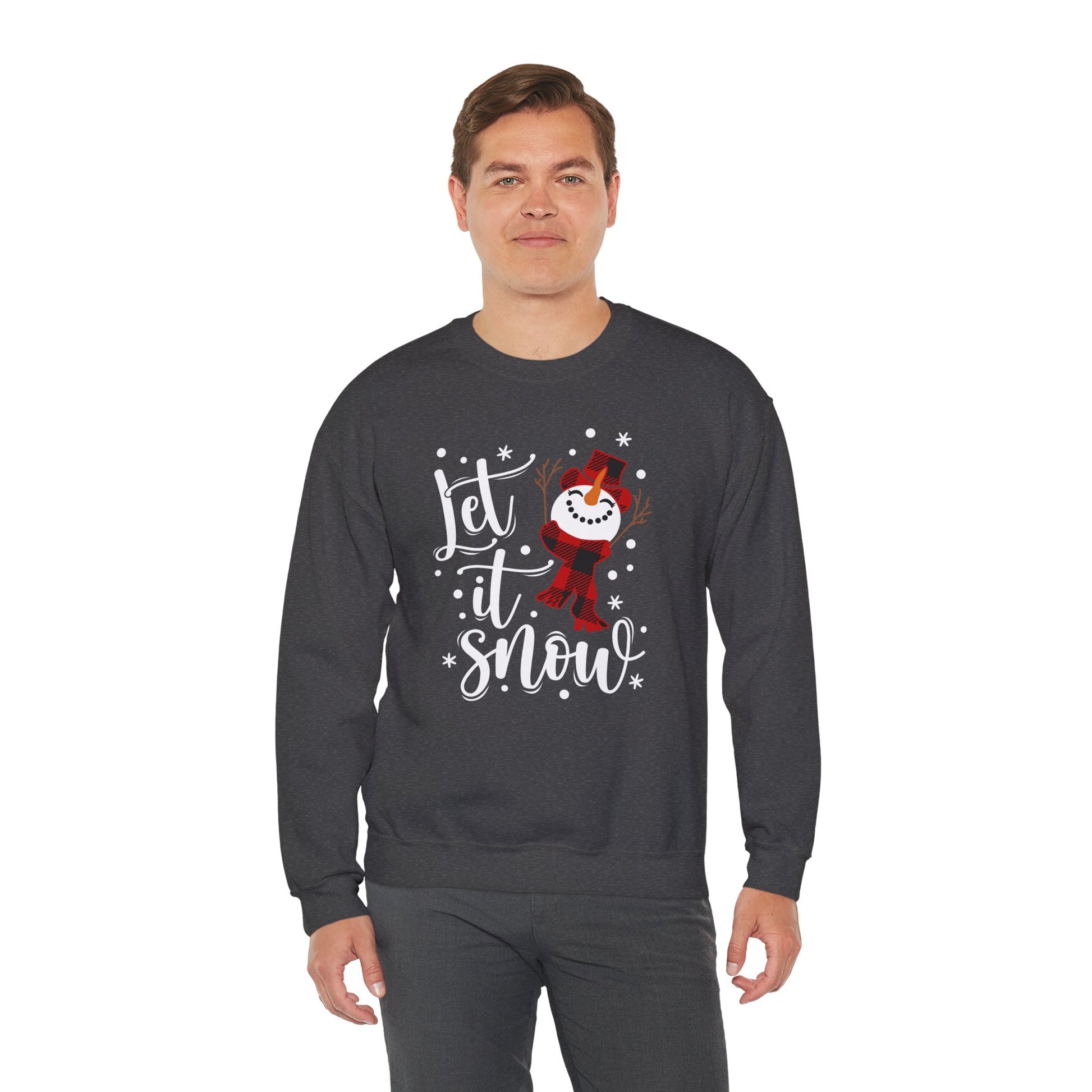 Let It Snow Sweatshirt for Cozy Winter Fun