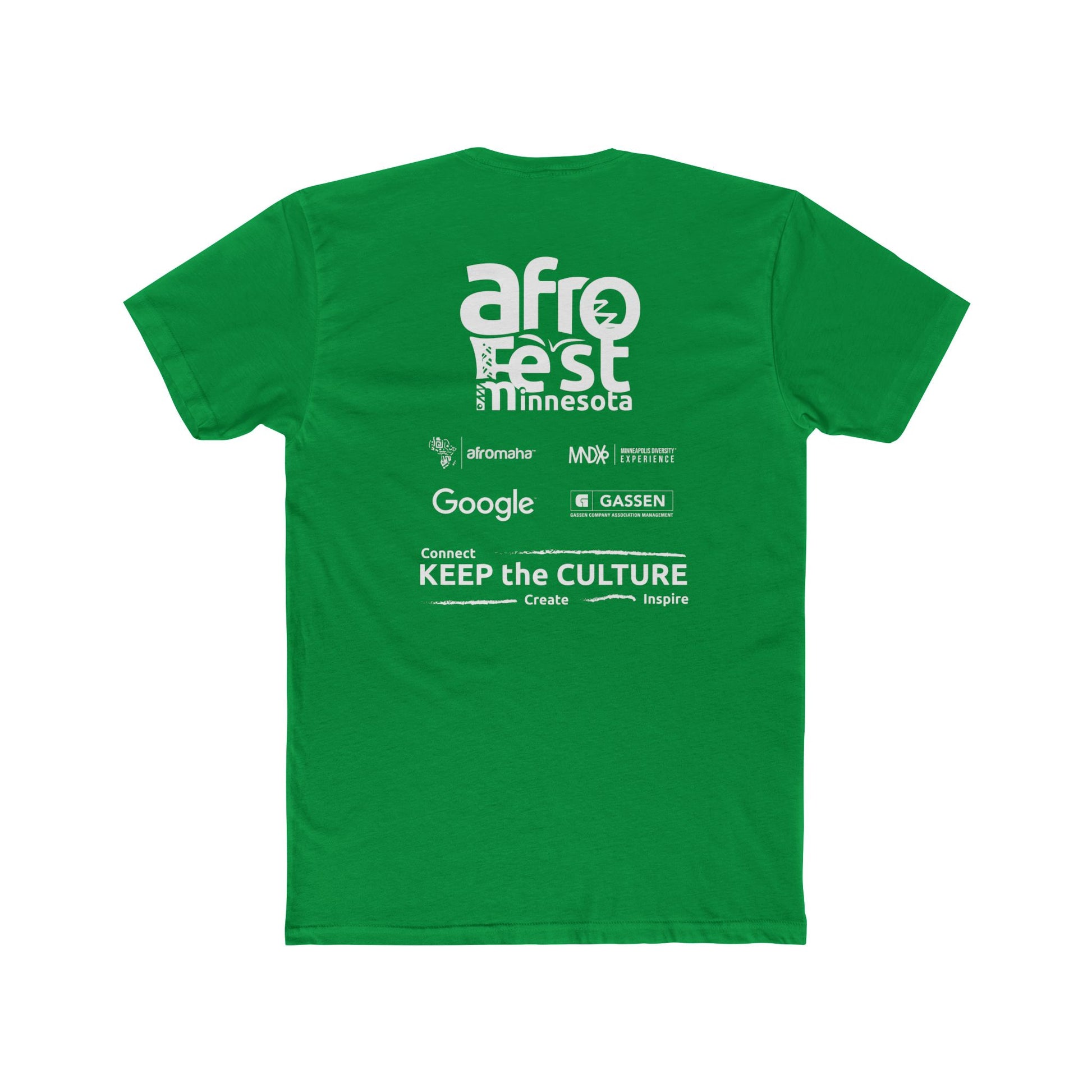 AfroFest Minnesota Unisex Cotton Crew Tee | Celebrate Culture, Festival Shirt, Casual Wear, Unique Graphic Tee, Black Cotton T-Shirt