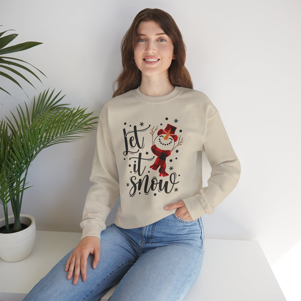 Let It Snow Sweatshirt for Cozy Winter Fun