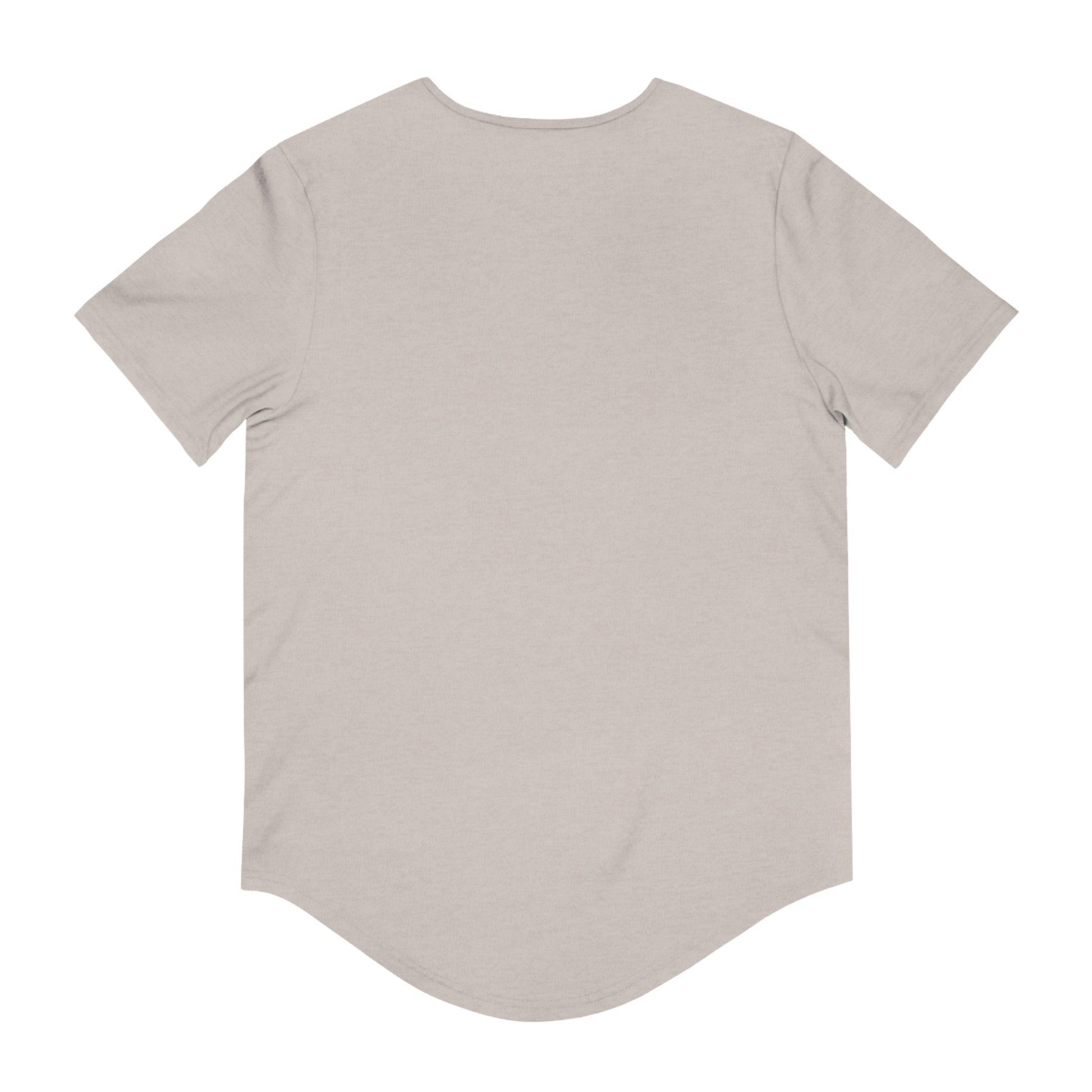 Men's Curved Hem Tee - Stylish Graphic Tee, Faith Over Fear T-shirt, Faith-based tee,  Casual Wear, Trendy Fashion, Streetwear Essential, Gift for Him