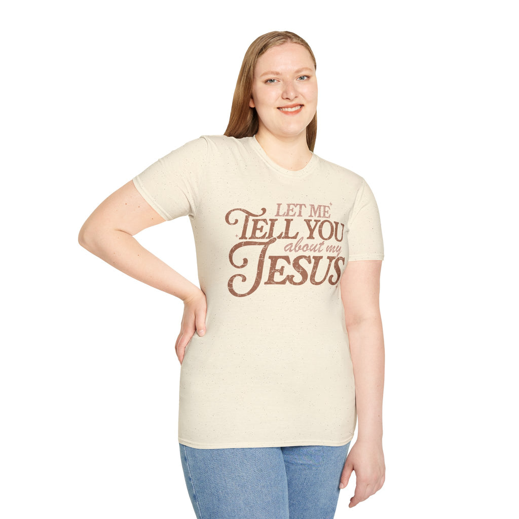 Unisex T-Shirt | Comfy Casual Tee for Every Occasion, About Jesus Graphic, Classic fit