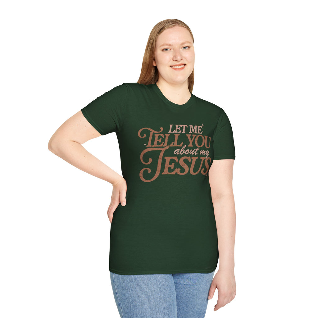 Unisex T-Shirt | Comfy Casual Tee for Every Occasion, About Jesus Graphic, Classic fit