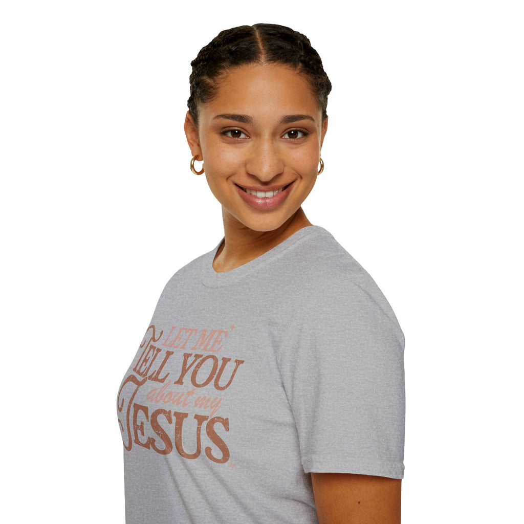 Unisex T-Shirt | Comfy Casual Tee for Every Occasion, About Jesus Graphic, Classic fit