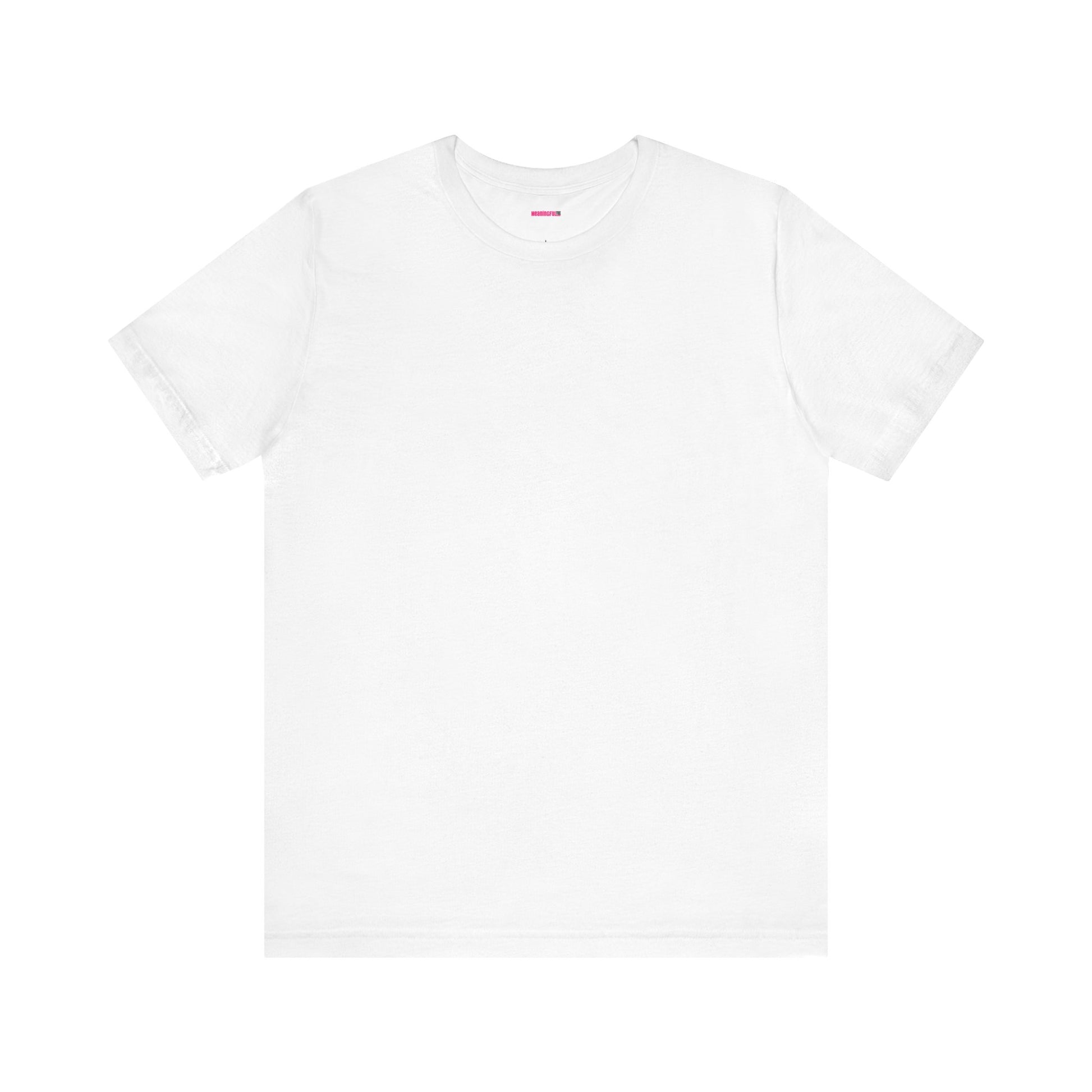 Customizable Unisex Jersey Short Sleeve Tee - Relaxed Fit Casual T-Shirt, Ideal for Everyday Wear, Perfect for Gifts, Festivals, and Celebrations