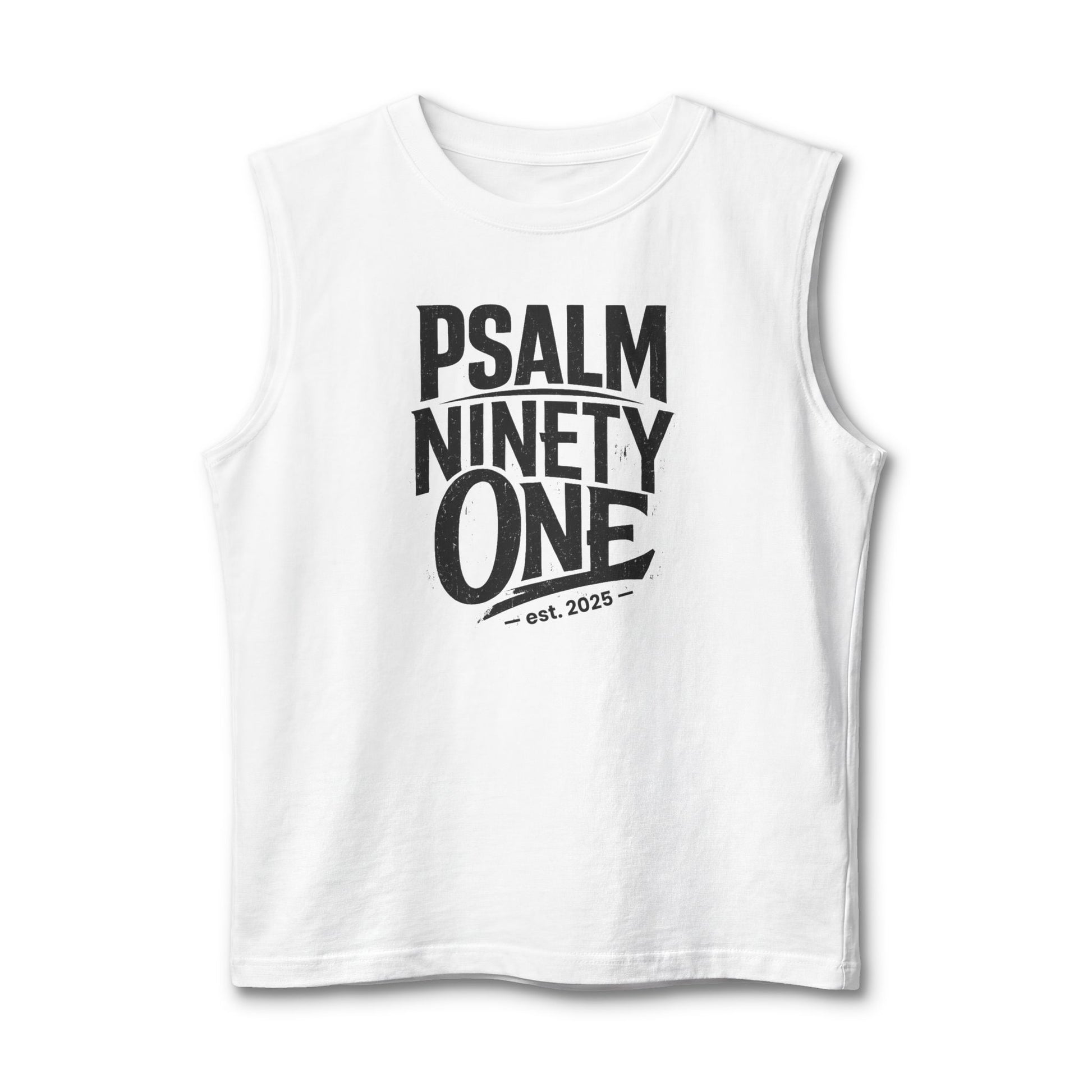 Psalm Ninety-One Muscle Tank — Christian Faith Workout Tank Top