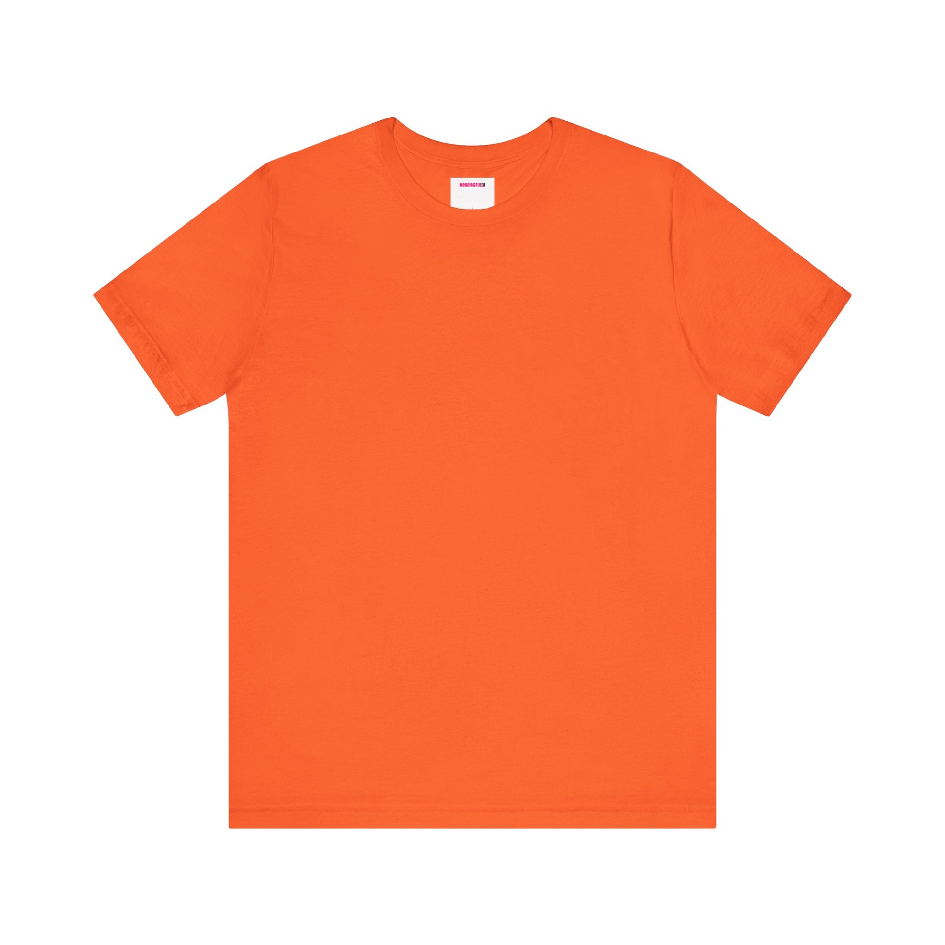 Customizable Unisex Jersey Short Sleeve Tee - Relaxed Fit Casual T-Shirt, Ideal for Everyday Wear, Perfect for Gifts, Festivals, and Celebrations
