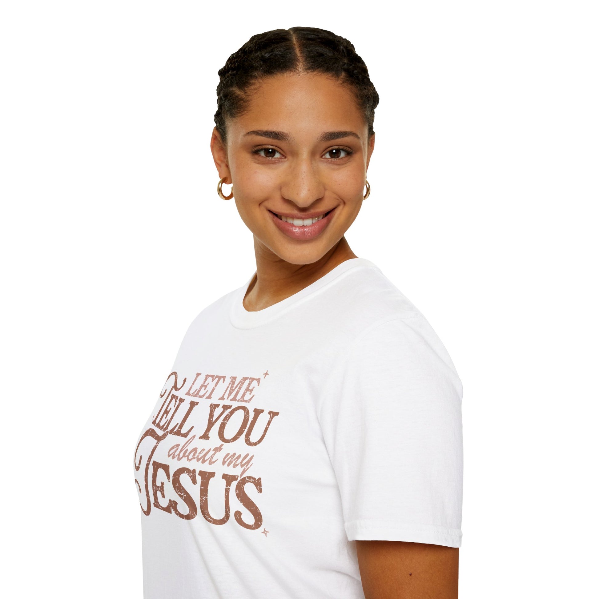 Unisex T-Shirt | Comfy Casual Tee for Every Occasion, About Jesus Graphic, Classic fit