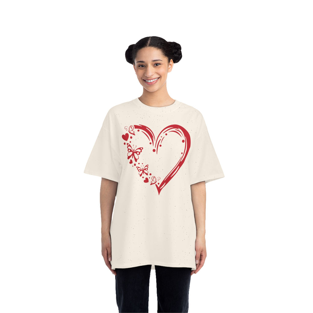 Heart & Butterflies T-Shirt — Valentine’s Day Romantic Graphic Tee