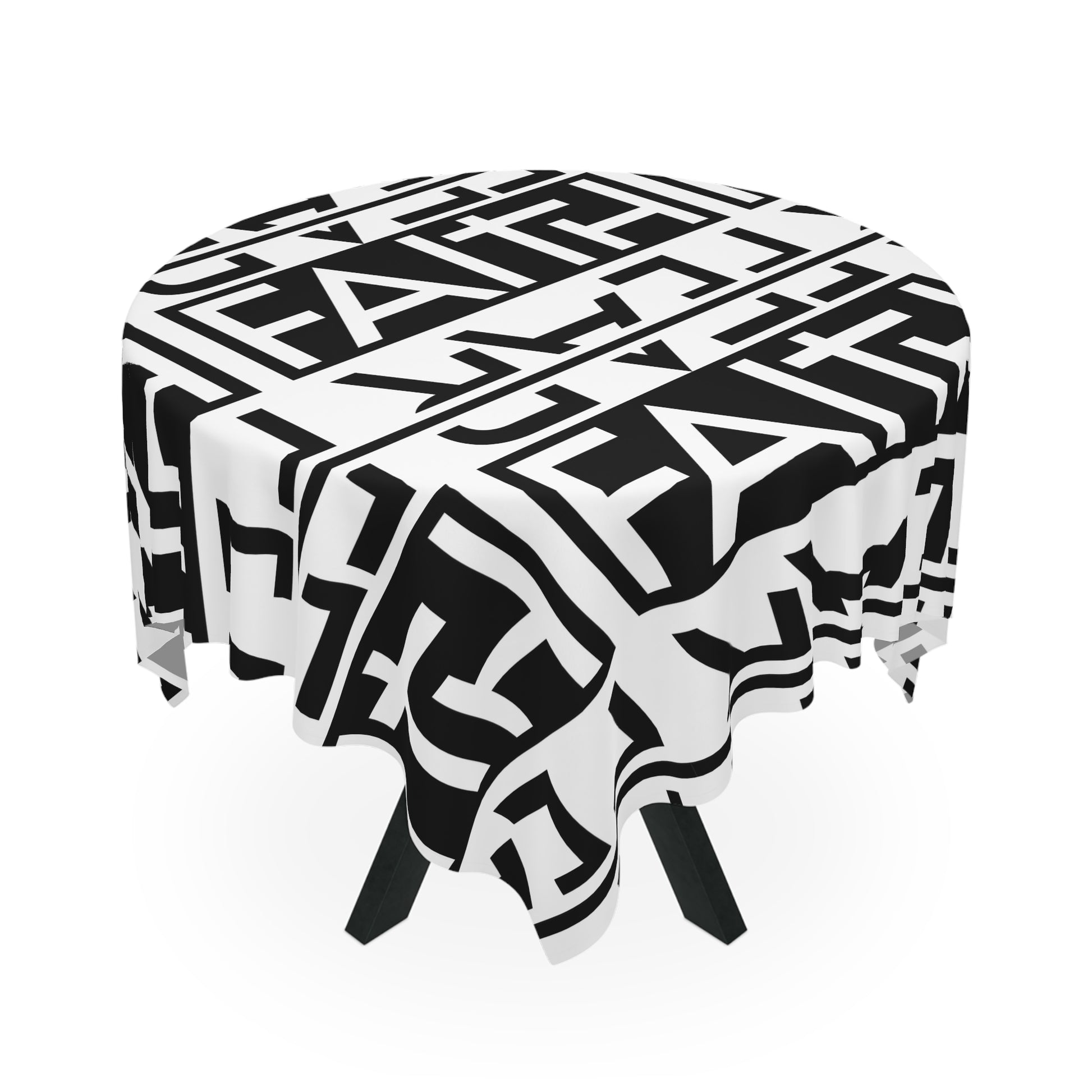 Faith over fear, Vibrant Cooking Tablecloth, Stylish Dining Decor, One size (55.1" × 55.1") Birthday Party Table Cover, Modern Kitchen Accent,  100% polyester, One-sided print Soft and light