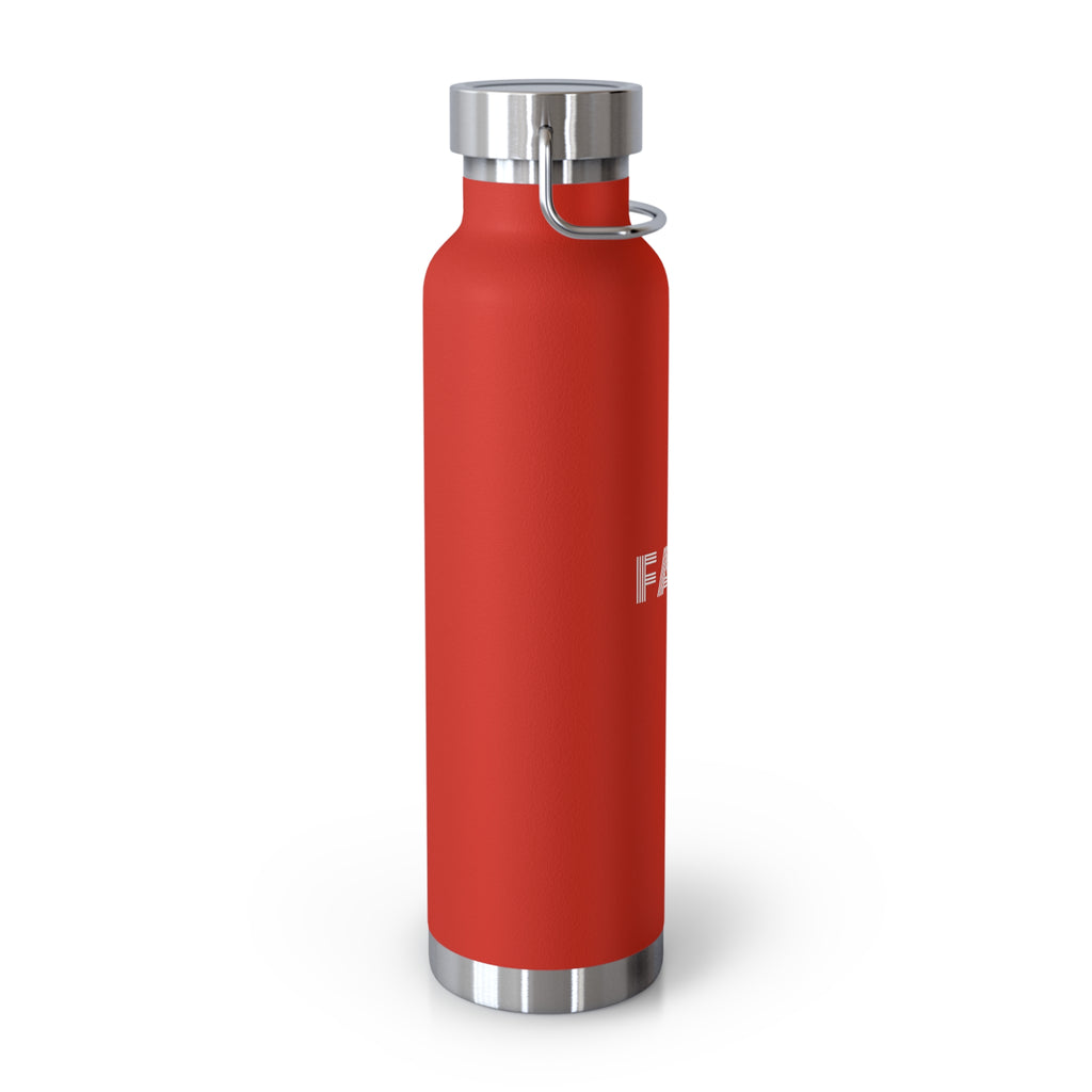 Faith Cross 22oz Insulated Water Bottle — Copper Vacuum Thermal Flask