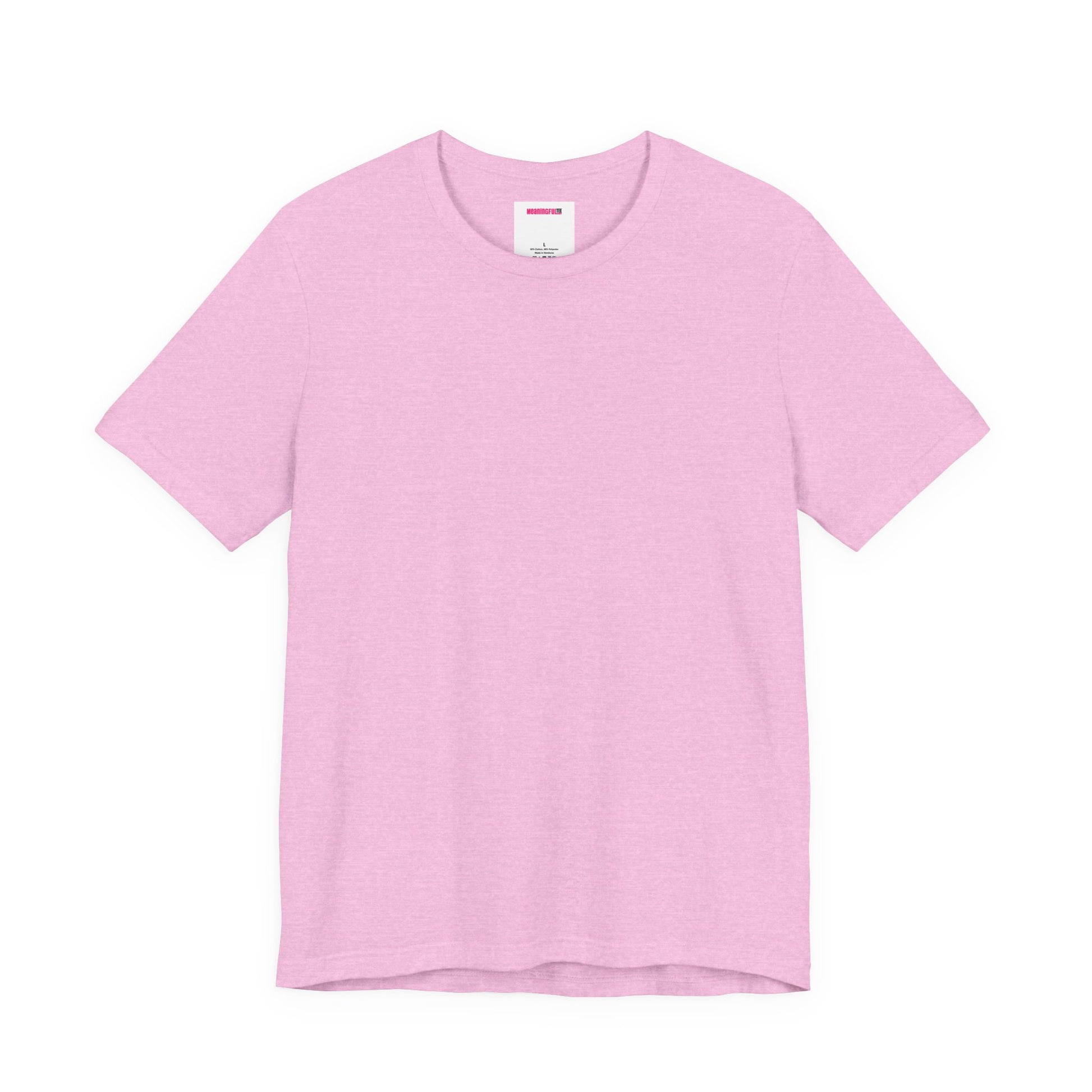 Customizable Unisex Jersey Short Sleeve Tee - Relaxed Fit Casual T-Shirt, Ideal for Everyday Wear, Perfect for Gifts, Festivals, and Celebrations