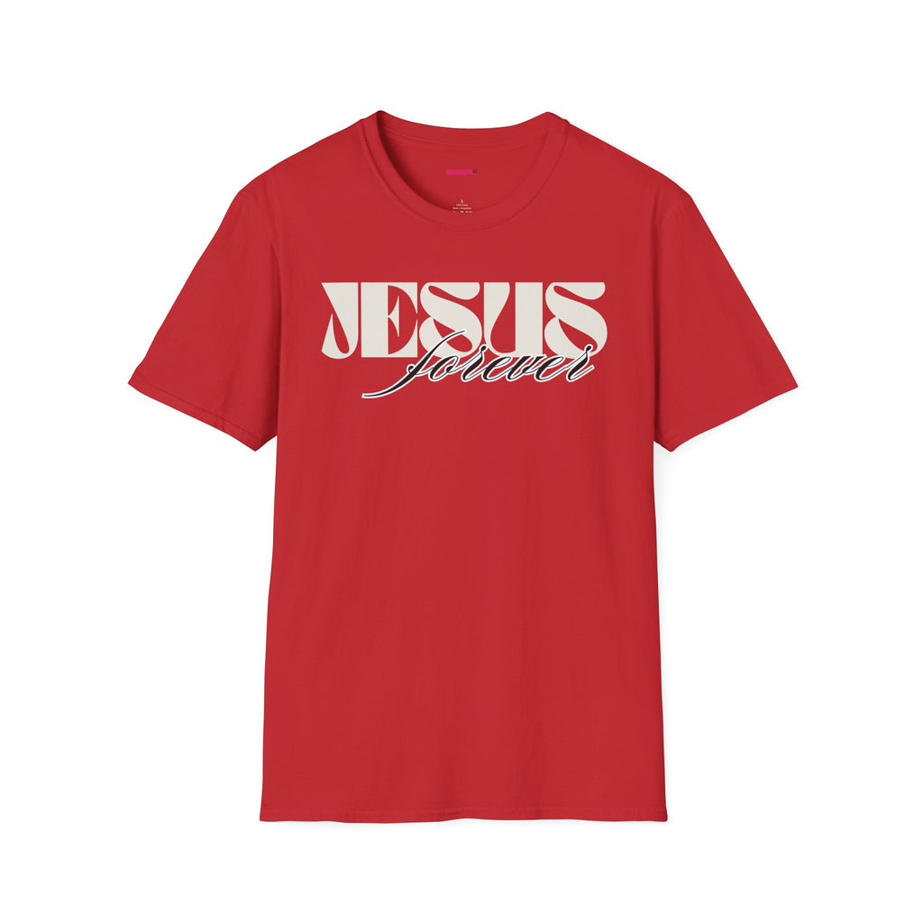 Jesus Forever Unisex T-Shirt | Comfy Casual Tee for Every Occasion, About Jesus Graphic, Classic fit