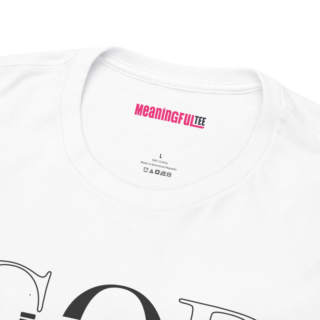 God is in it, Unisex Heavy Cotton Tee - Christian T-shirt, Faith-based-tee, Comfortable Casual Wear, Perfect for Church, Everyday Style, Gift for Friends, Summer Outfits, Relaxed Vibes