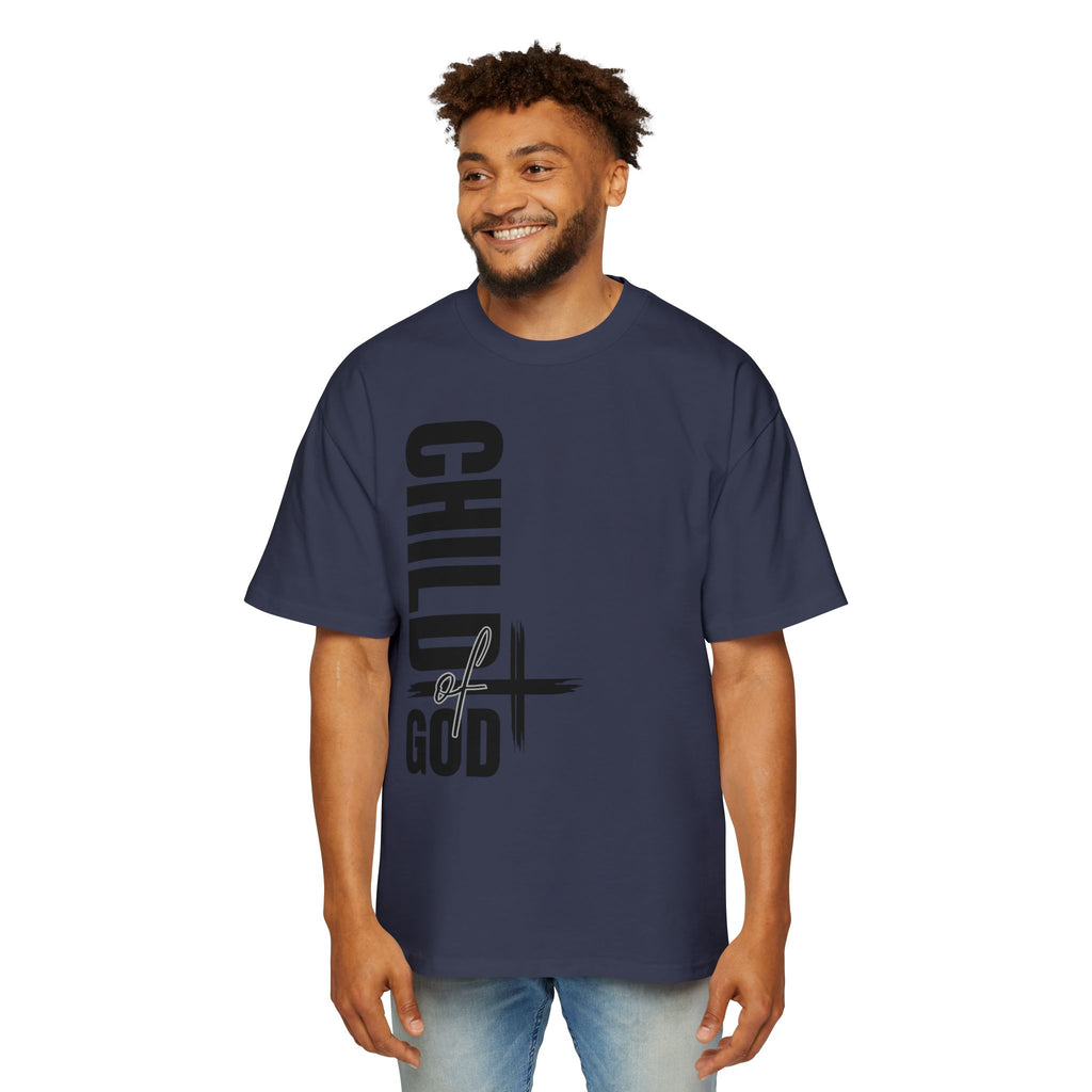 Men's Oversized Tee - Faith-Based Style | Child of God | Perfect Gift for Believers | Casual Christian Wear, Comfortable Fashion, Spiritual Tee, [...]
