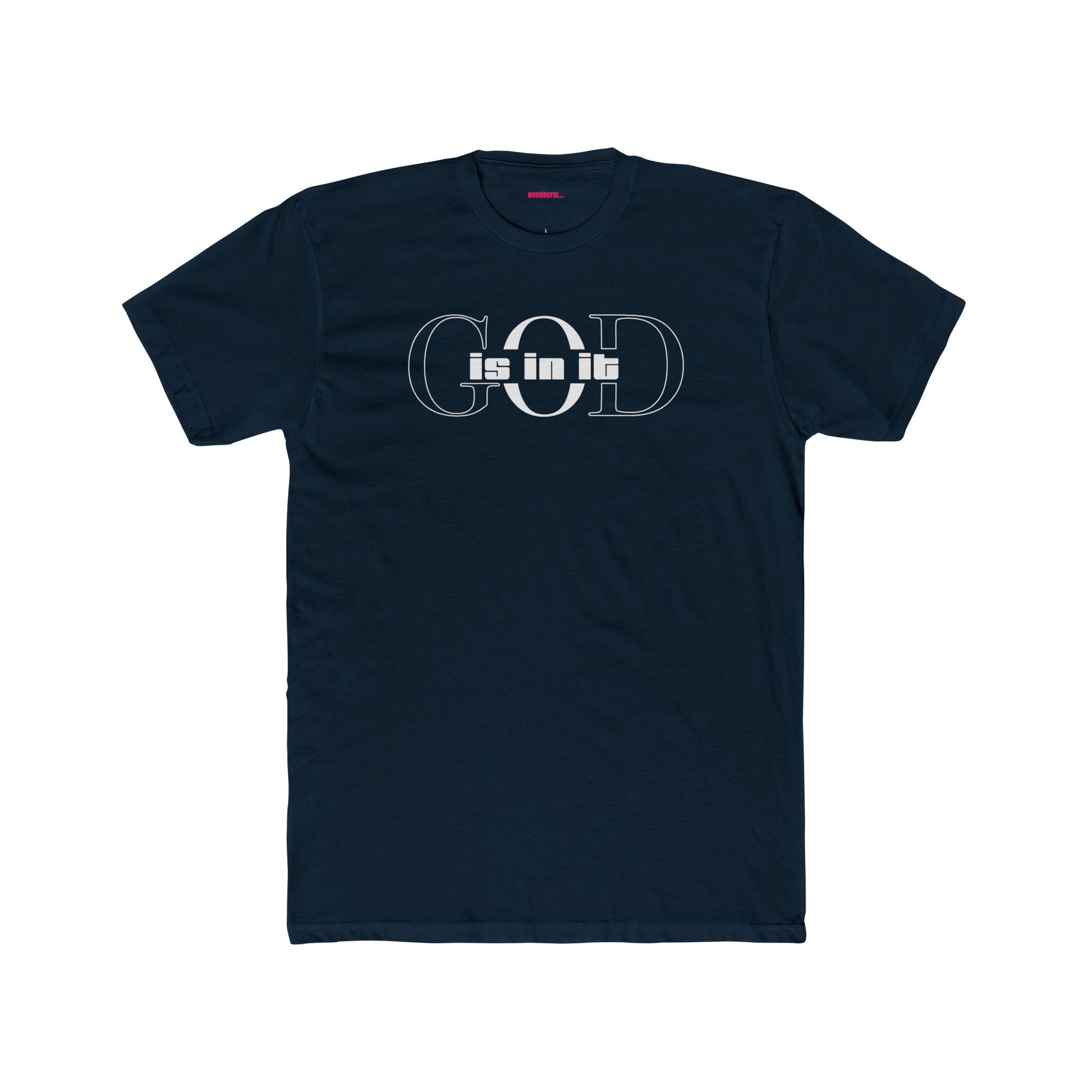 Unisex Cotton Crew Shirt, Minimalist Graphic Tee for Modern Minimalists, Faith-Based, Casual Wear, Everyday Style, Gift for Him or Her