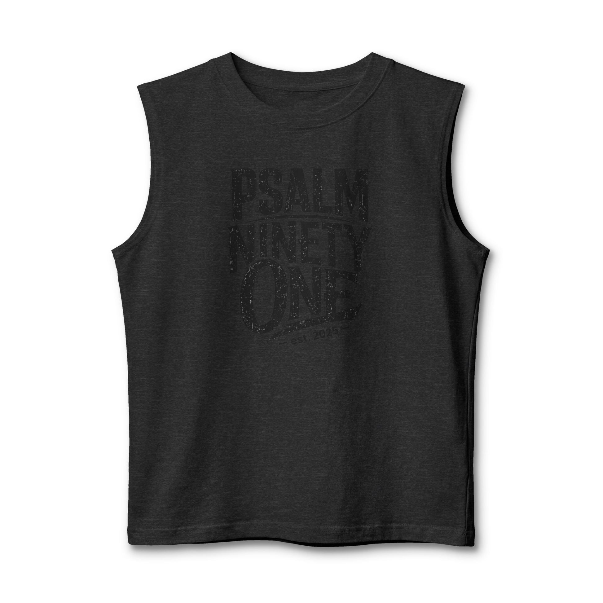 Psalm Ninety-One Muscle Tank — Christian Faith Workout Tank Top