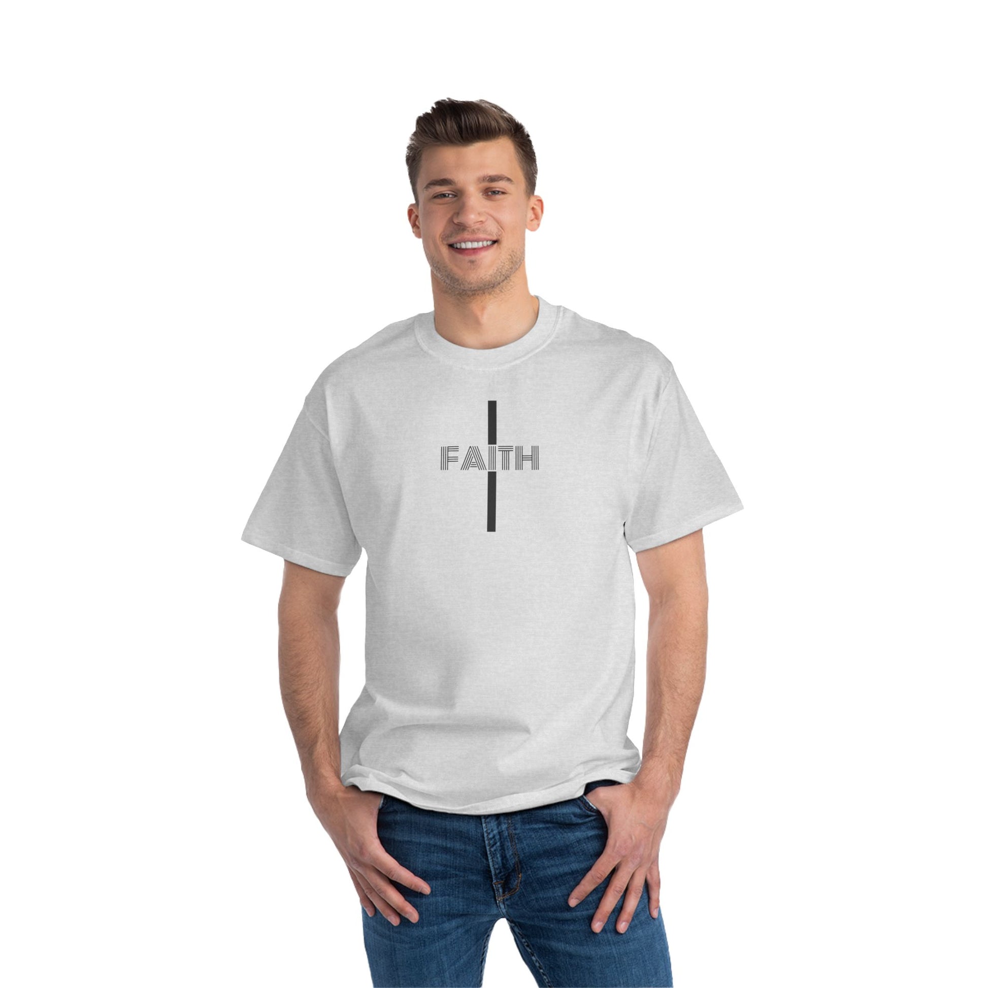 Faith-Inspired Short-Sleeve T-Shirt, Inspirational Tee, Casual Wear, Christian Apparel, Gift for Believers, Faith-Based Clothing