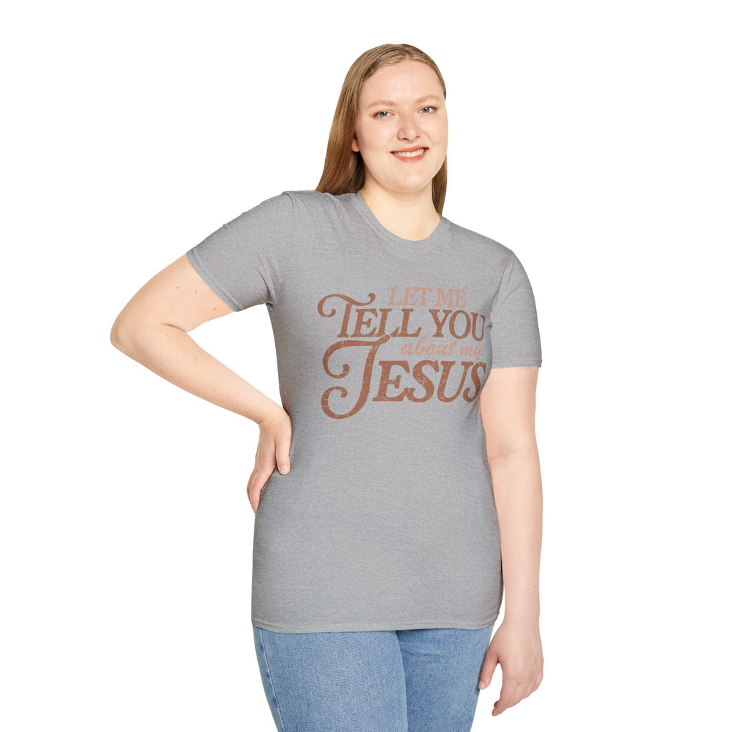 Unisex T-Shirt | Comfy Casual Tee for Every Occasion, About Jesus Graphic, Classic fit