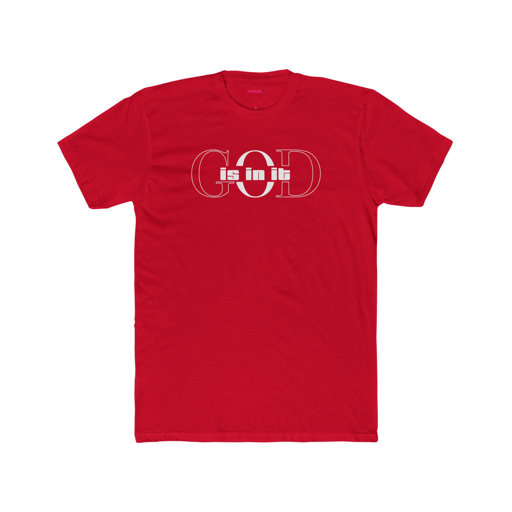 Unisex Cotton Crew Shirt, Minimalist Graphic Tee for Modern Minimalists, Faith-Based, Casual Wear, Everyday Style, Gift for Him or Her