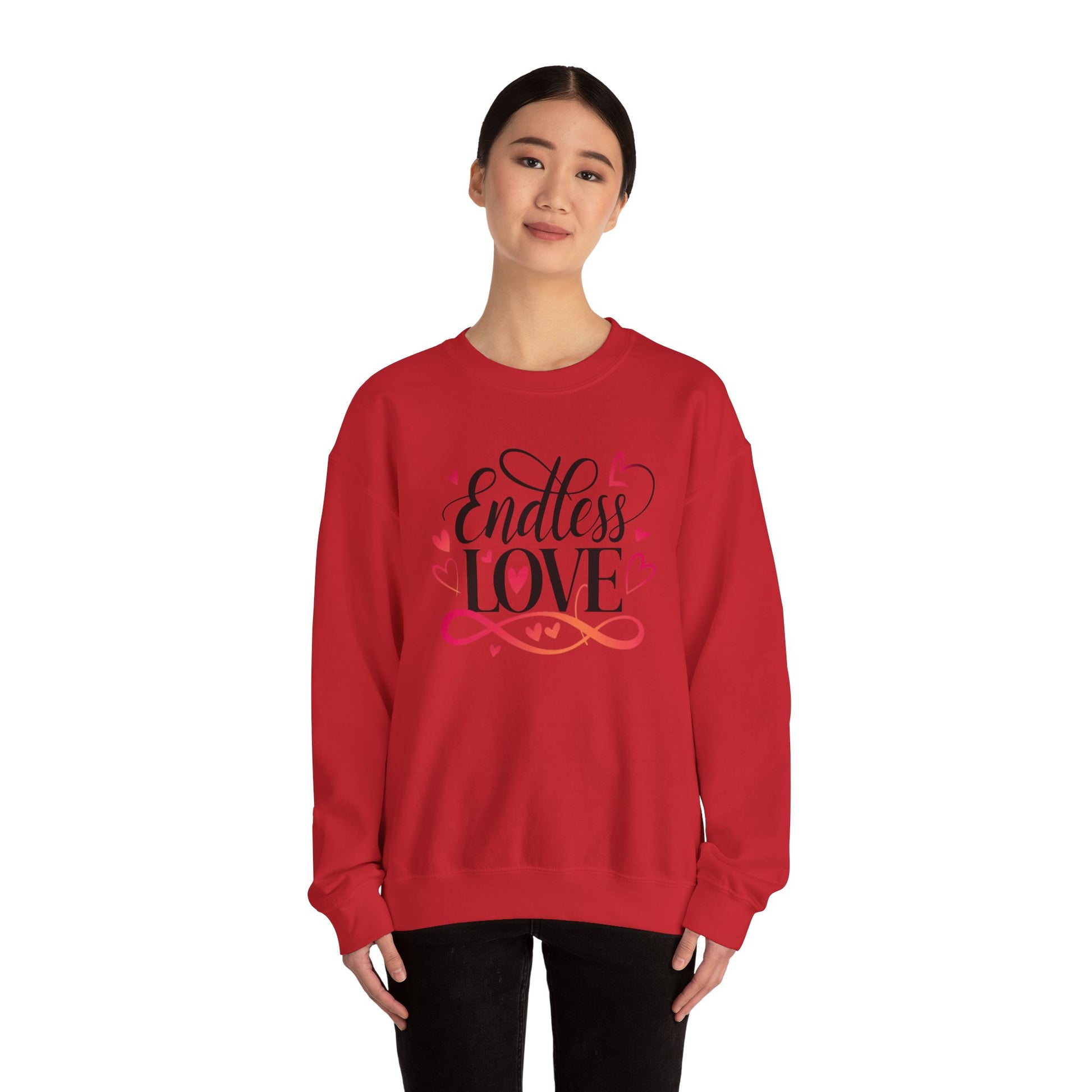 Endless Love Sweatshirt, Cozy Gift for Couples, Romantic Crewneck, Cute Love Sweatshirt, Comfortable Casual Wear, Gift for her
