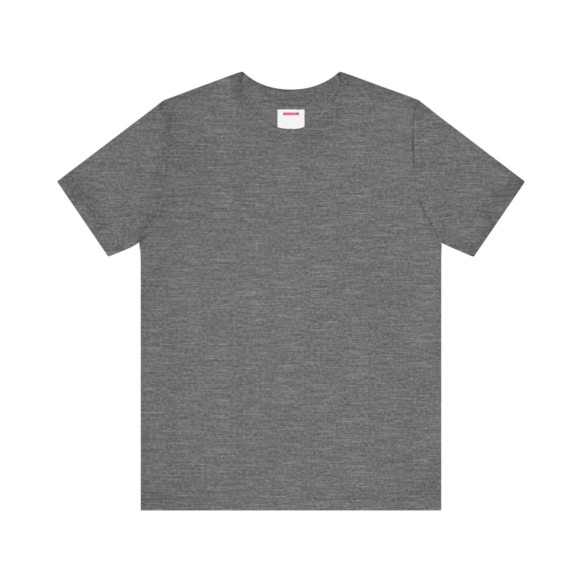 Customizable Unisex Jersey Short Sleeve Tee - Relaxed Fit Casual T-Shirt, Ideal for Everyday Wear, Perfect for Gifts, Festivals, and Celebrations