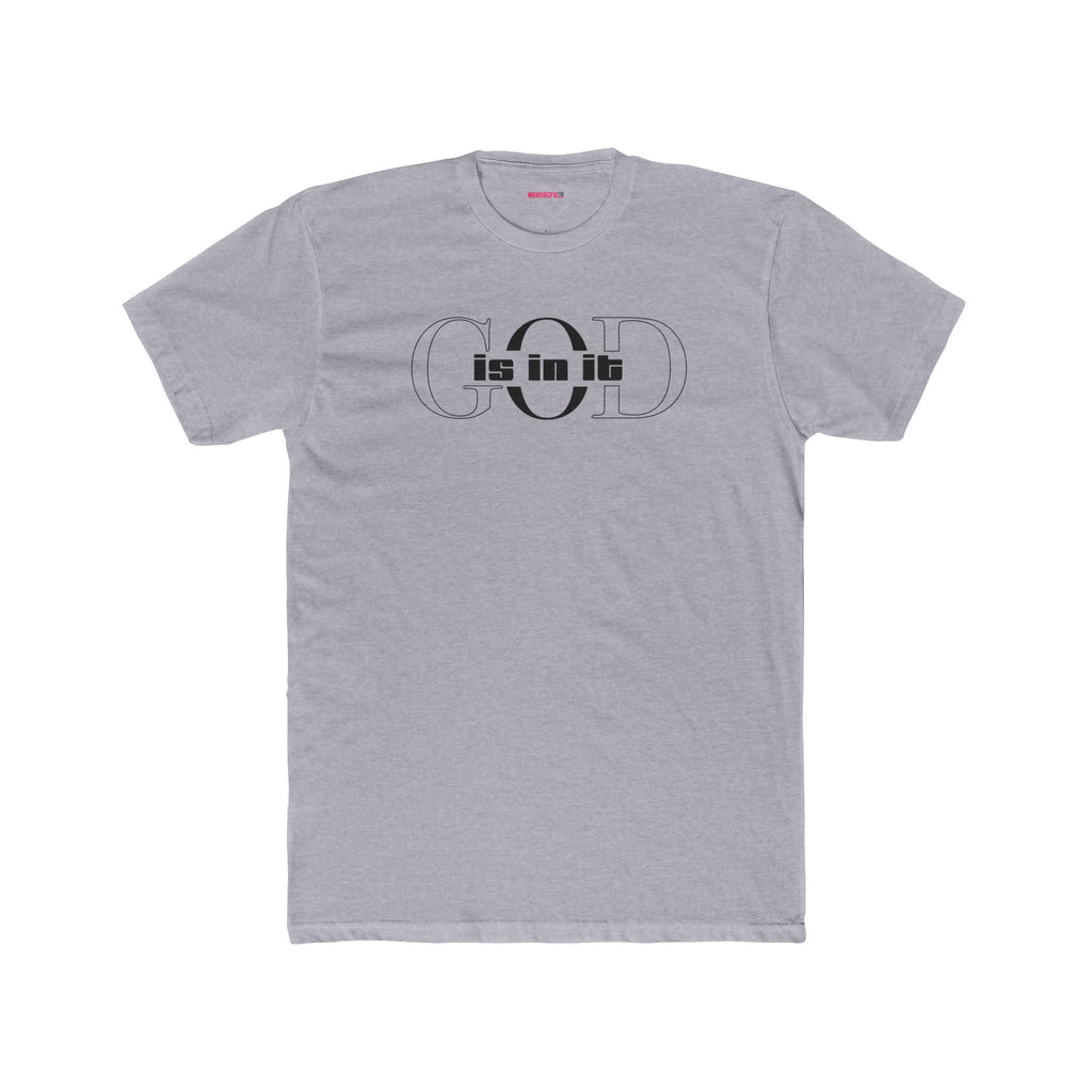 Unisex Cotton Crew Shirt, Minimalist Graphic Tee for Modern Minimalists, Faith-Based, Casual Wear, Everyday Style, Gift for Him or Her