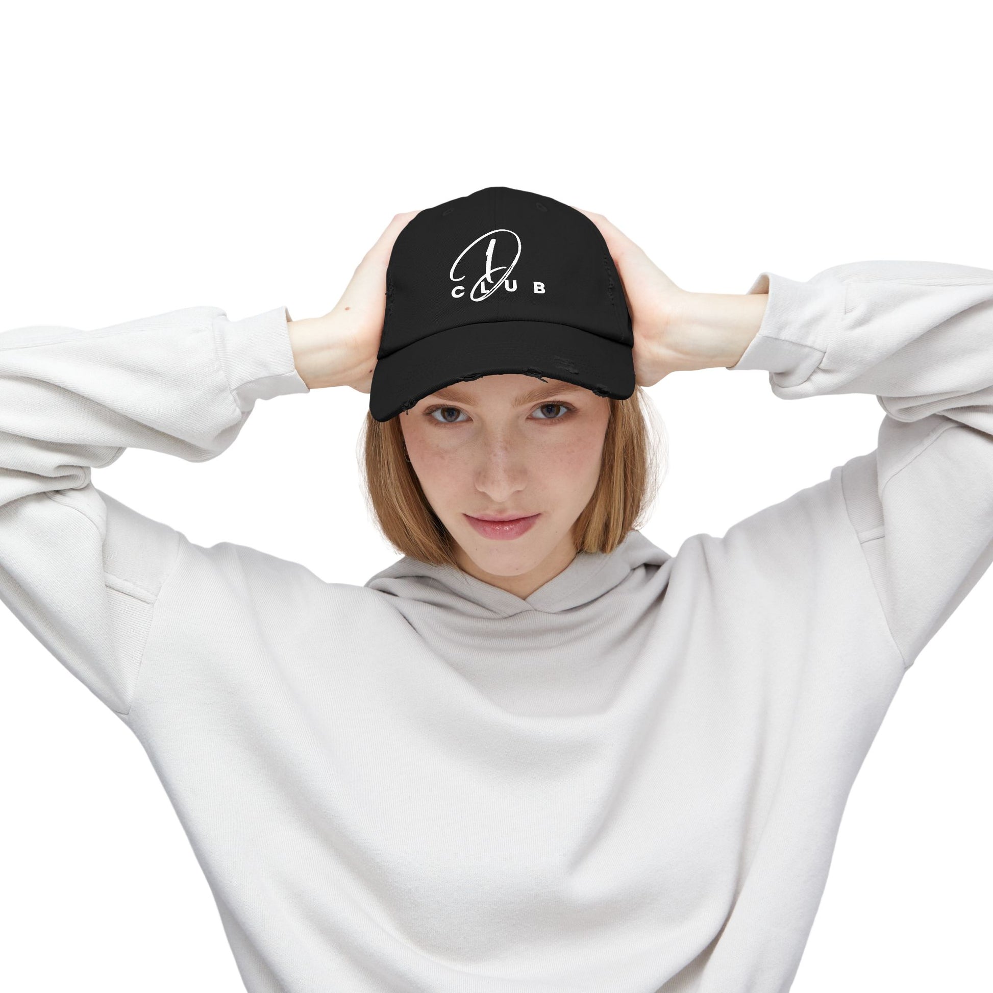 Unisex Distressed Cap, D Club style, Casual Wear, Gift for Friends, Everyday [...]