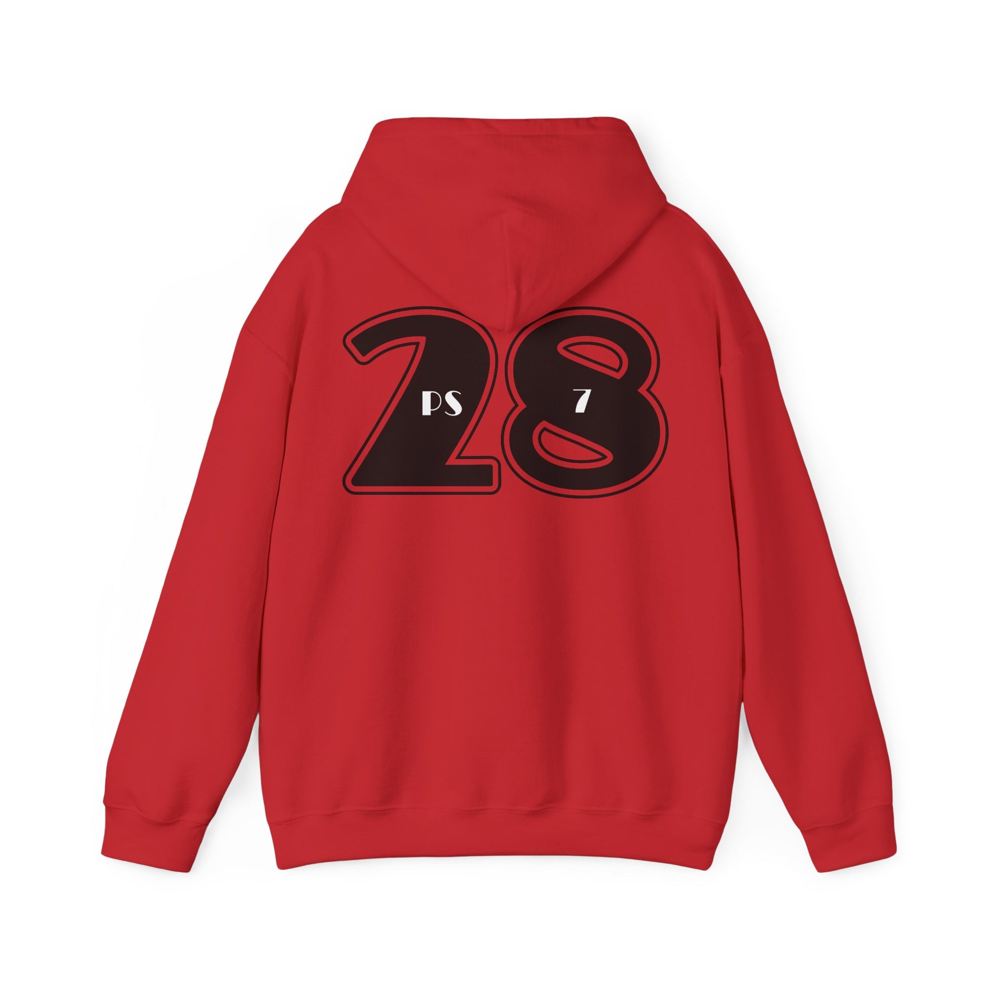 Psalm 28:7 'The Lord Is My Strength' Hoodie — Faith-Based Christian Sweatshirt