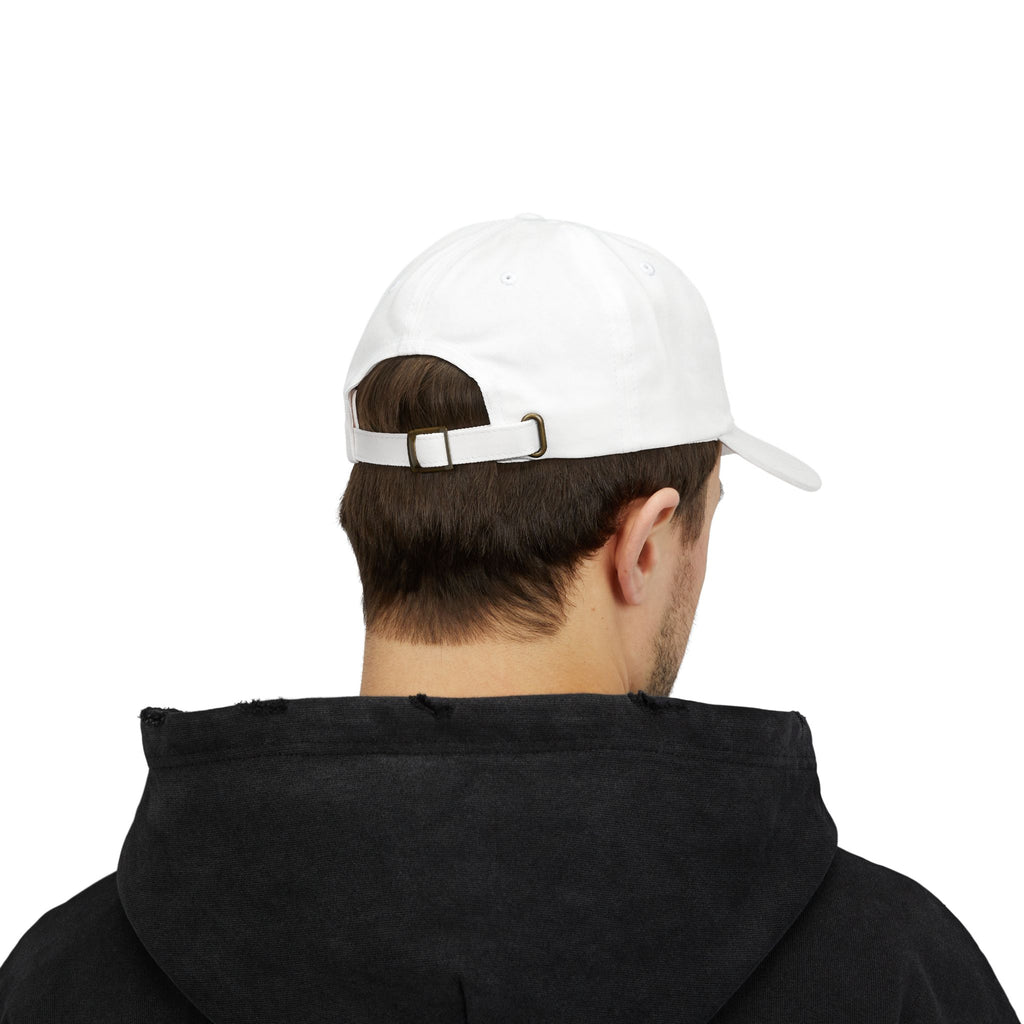 Yes! You Can Dad Cap - Motivational Hat for Fathers, Adjustable White Cap, Gift for Dad, Inspiring Dad Hat, Everyday Wear