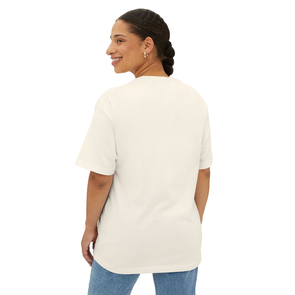 Love Makes The World Go Round Oversized Boxy Tee — Valentine's Day Shirt
