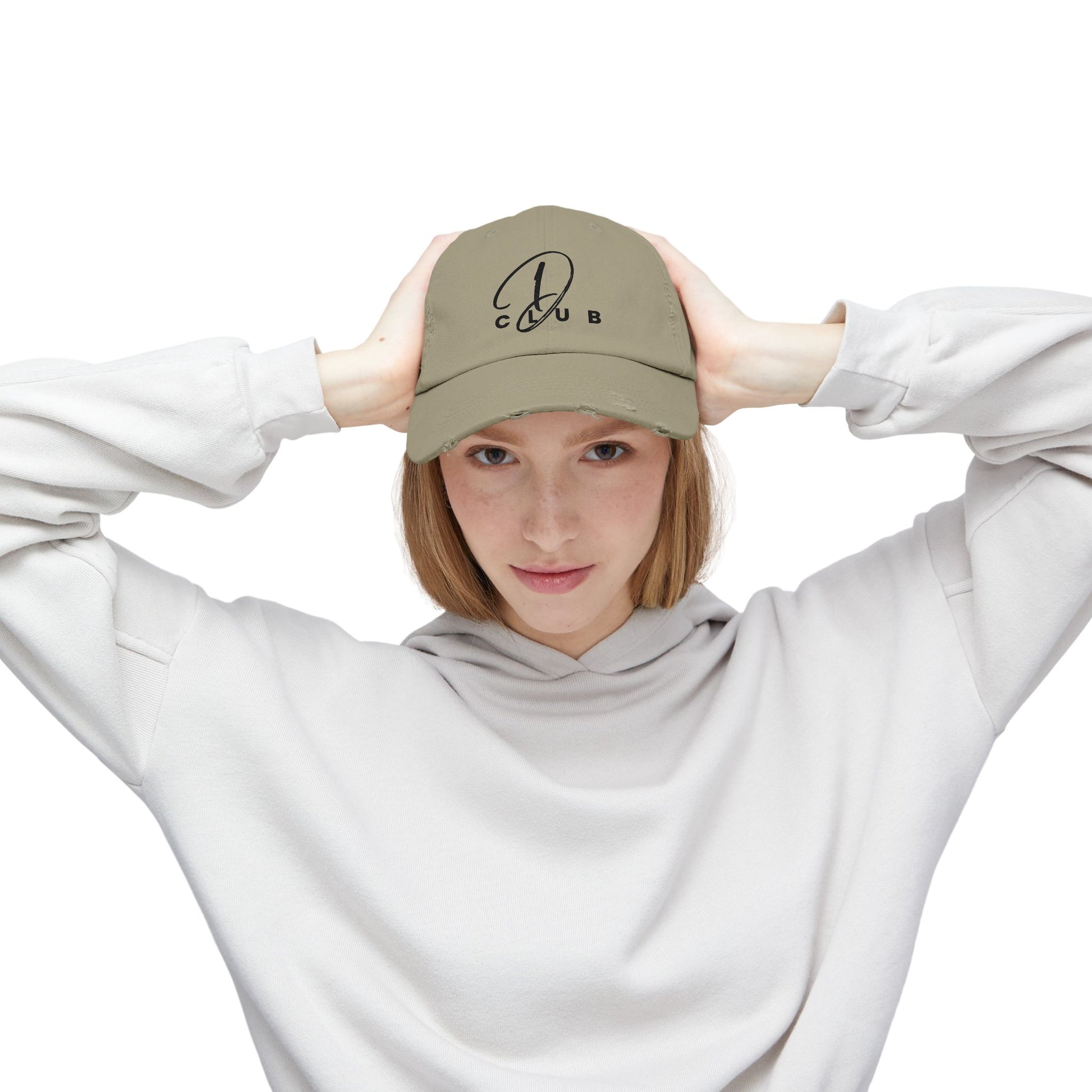 Unisex Distressed Cap, D Club style, Casual Wear, Gift for Friends, Everyday [...]