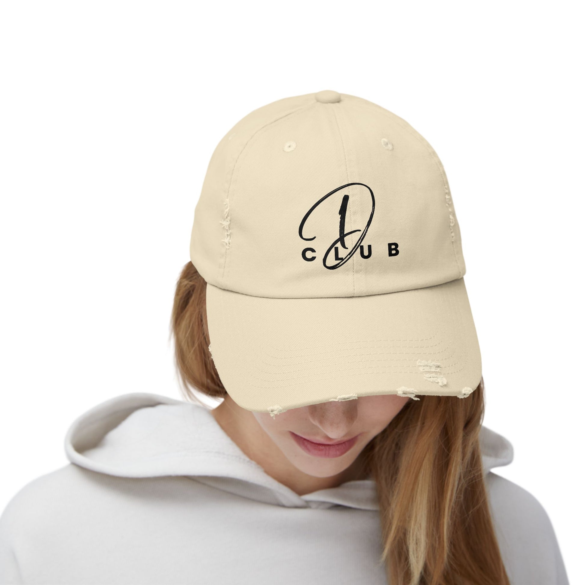 Unisex Distressed Cap, D Club style, Casual Wear, Gift for Friends, Everyday [...]