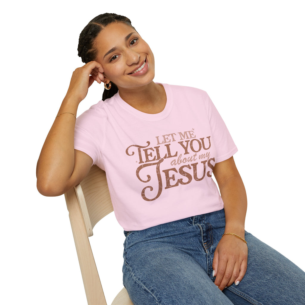 Unisex T-Shirt | Comfy Casual Tee for Every Occasion, About Jesus Graphic, Classic fit