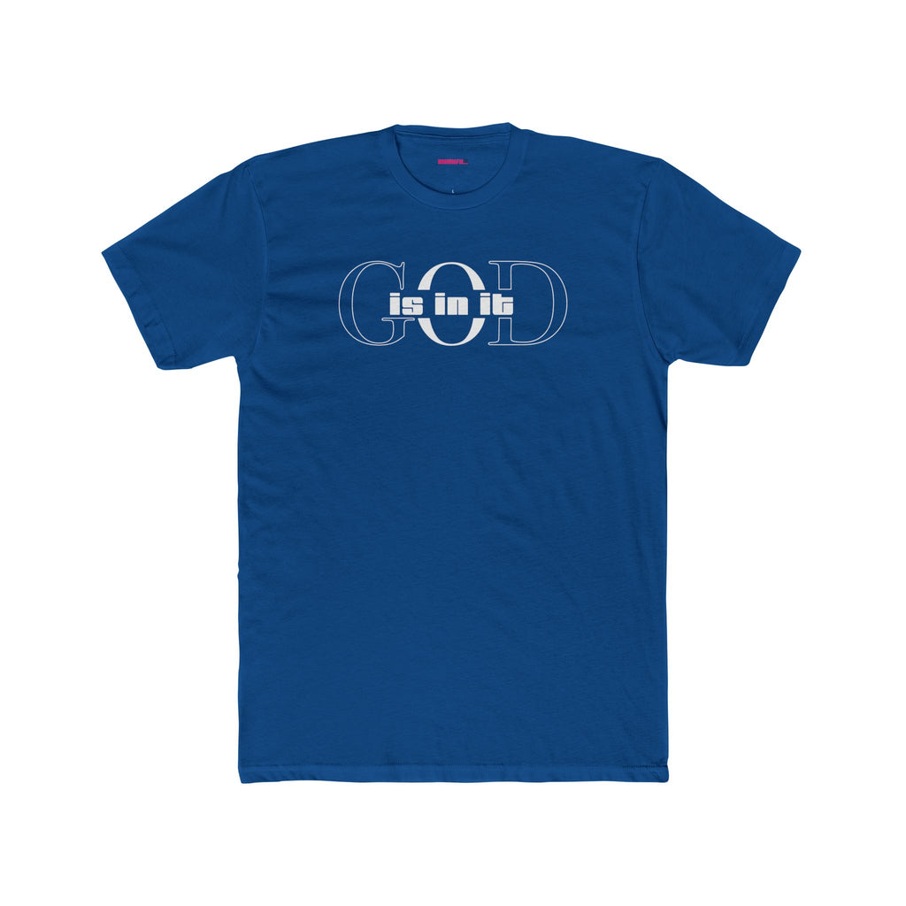 Unisex Cotton Crew Shirt, Minimalist Graphic Tee for Modern Minimalists, Faith-Based, Casual Wear, Everyday Style, Gift for Him or Her