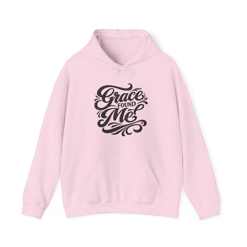 Grace Found Me Hoodie — Inspirational Christian Hoodie, Faith-Based Gift