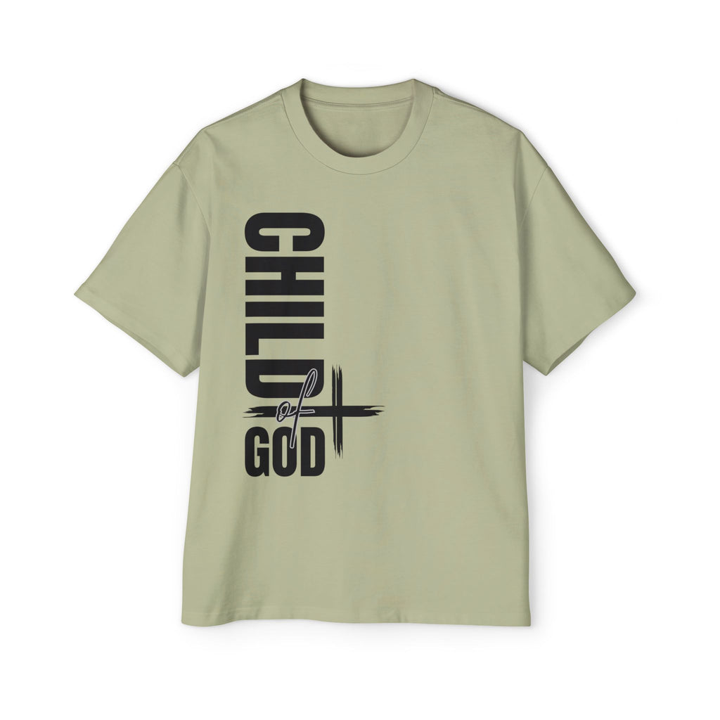 Men's Oversized Tee - Faith-Based Style | Child of God | Perfect Gift for Believers | Casual Christian Wear, Comfortable Fashion, Spiritual Tee, [...]