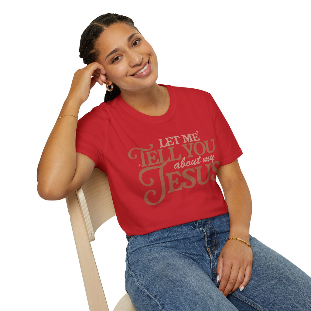 Unisex T-Shirt | Comfy Casual Tee for Every Occasion, About Jesus Graphic, Classic fit