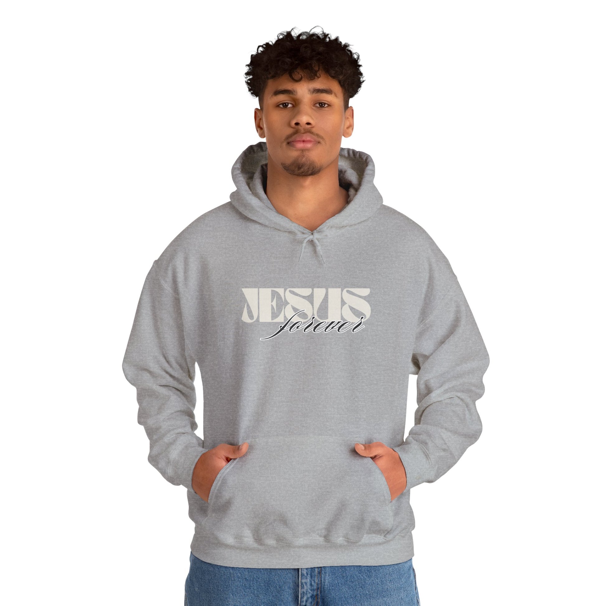 Jesus Forever Hoodie — Christian Faith Sweatshirt