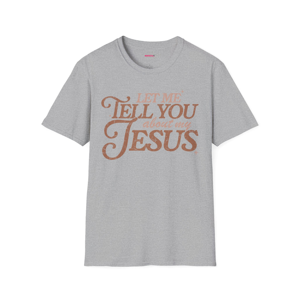 Unisex T-Shirt | Comfy Casual Tee for Every Occasion, About Jesus Graphic, Classic fit