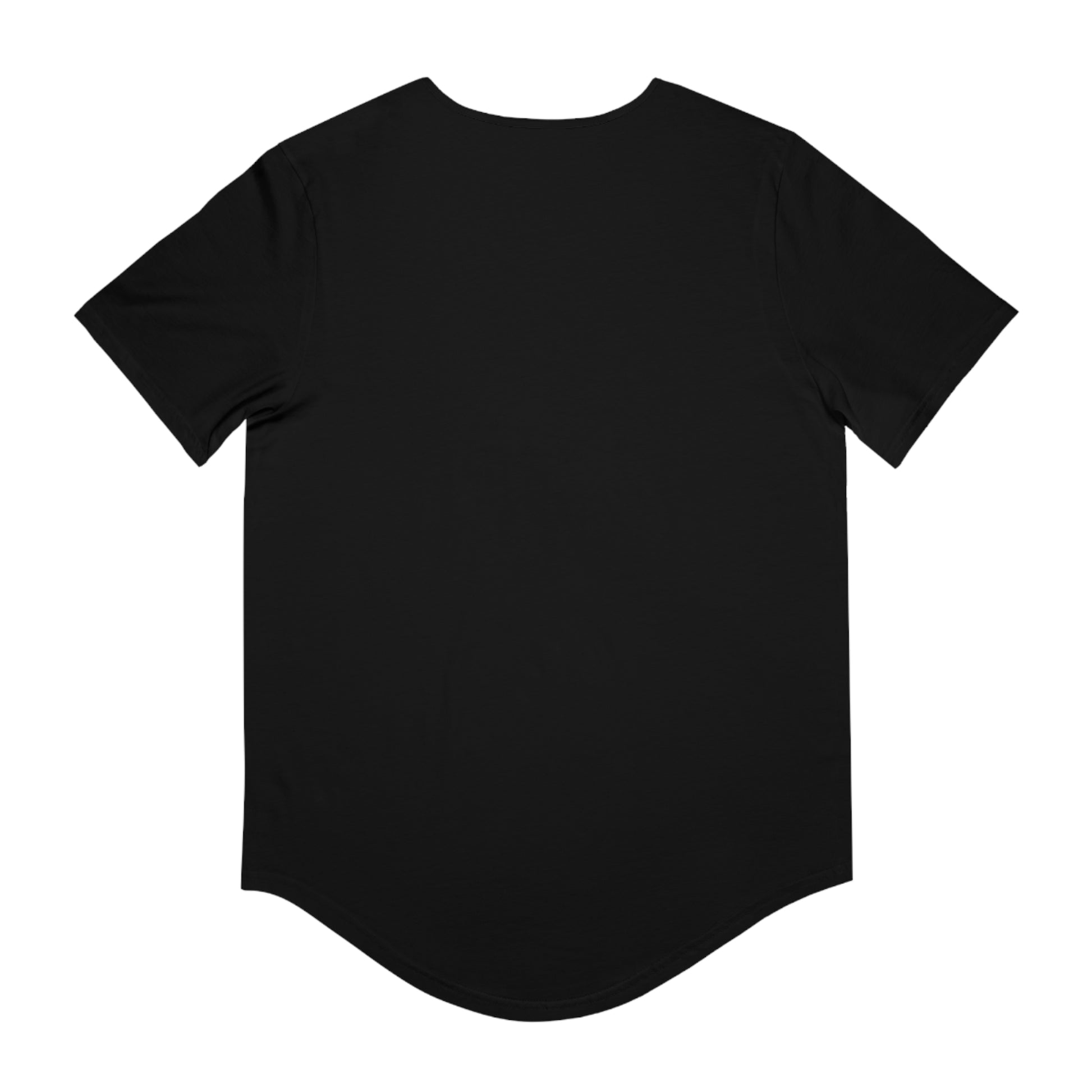 Men's Curved Hem Tee - Stylish Graphic Tee, D Club T-shirt, Casual Wear, Trendy Fashion, Streetwear Essential, Gift for Him