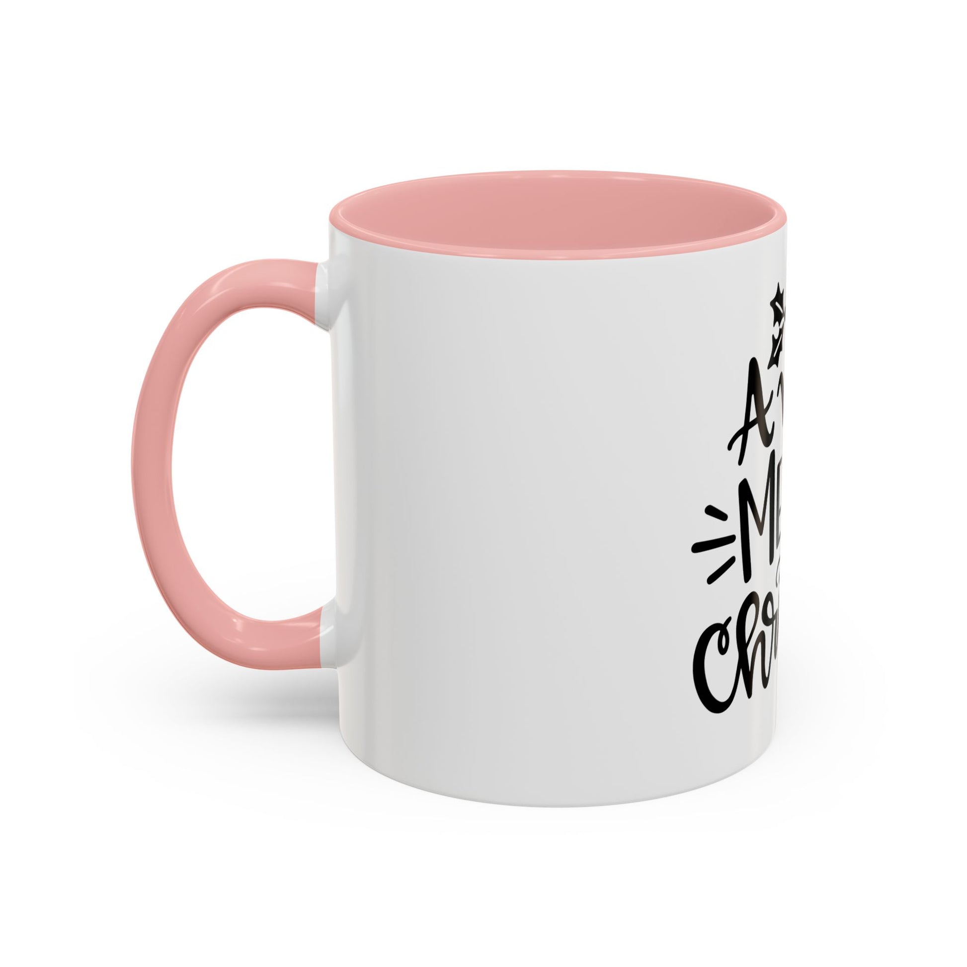 Very Merry Christmas Coffee Mug, Color Accent Mug (11oz and 15 oz)