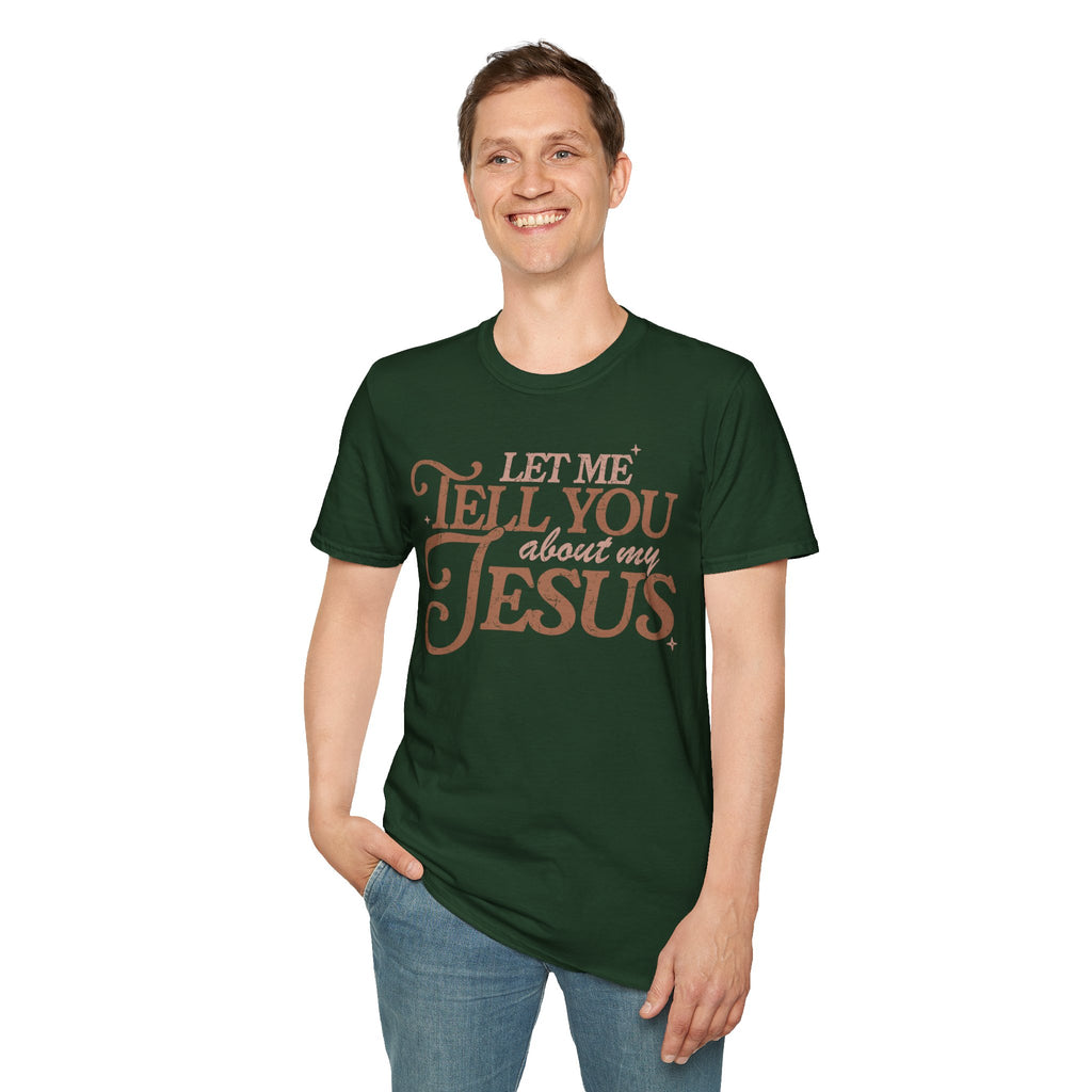 Unisex T-Shirt | Comfy Casual Tee for Every Occasion, About Jesus Graphic, Classic fit