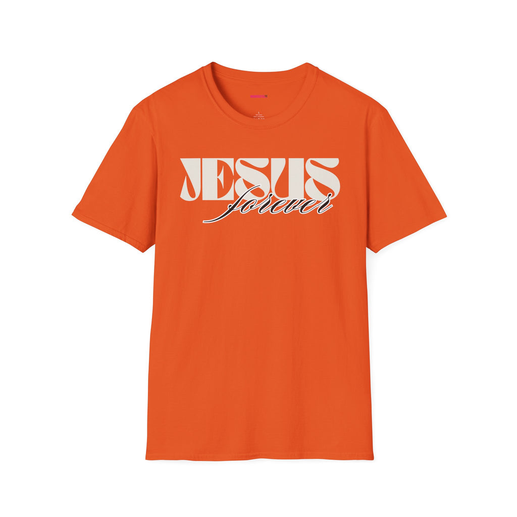 Jesus Forever Unisex T-Shirt | Comfy Casual Tee for Every Occasion, About Jesus Graphic, Classic fit