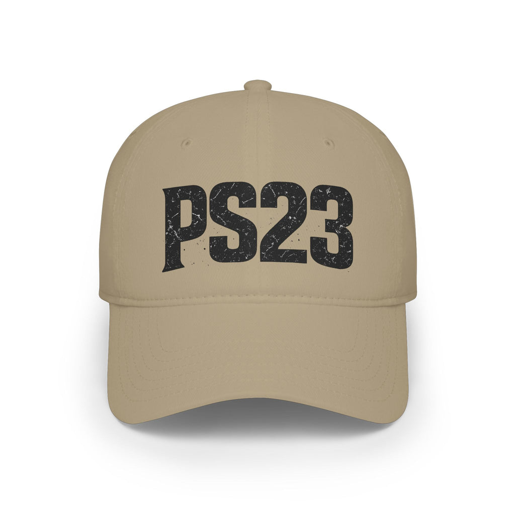 PS23 Low Profile Baseball Cap — Vintage Distressed Dad Hat