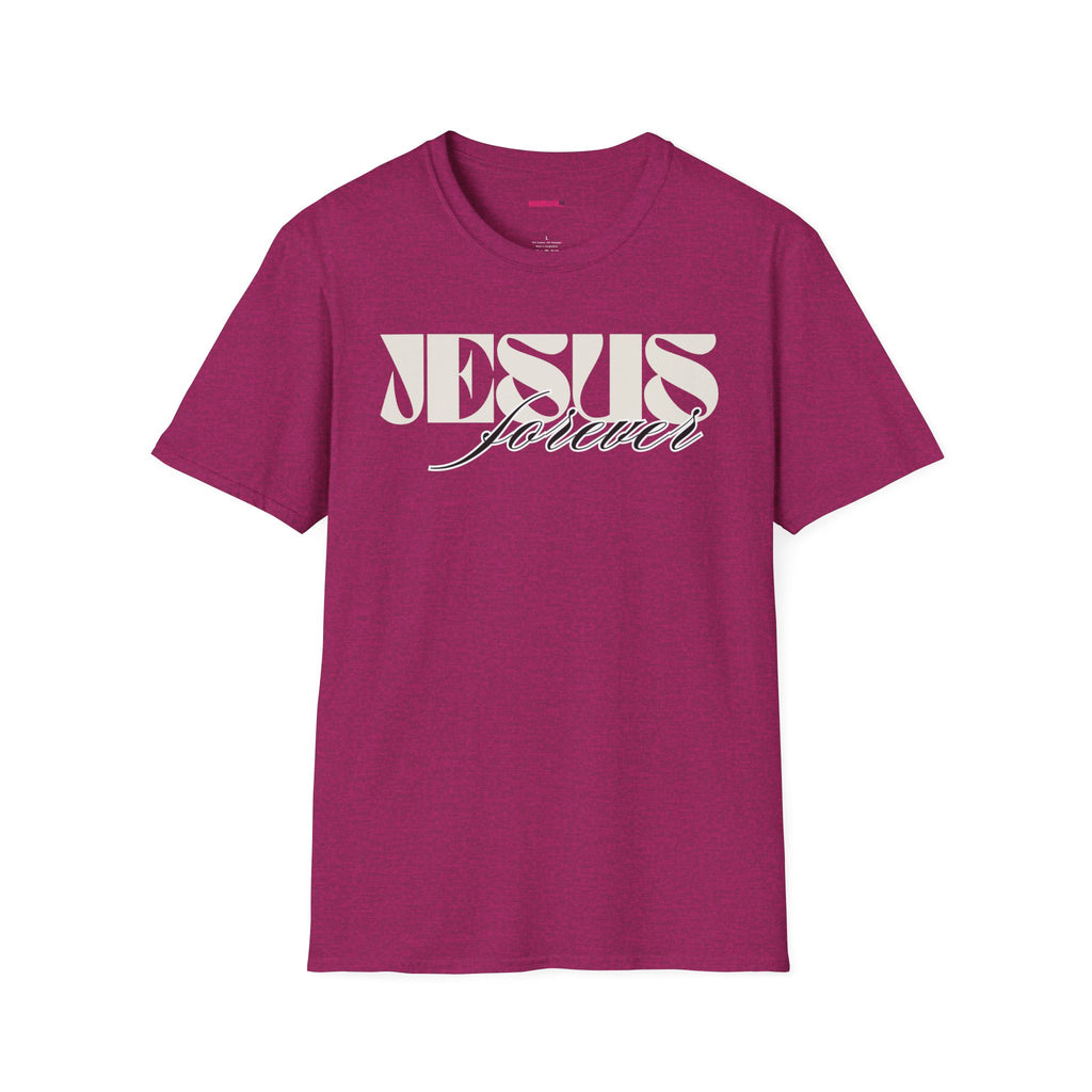 Jesus Forever Unisex T-Shirt | Comfy Casual Tee for Every Occasion, About Jesus Graphic, Classic fit